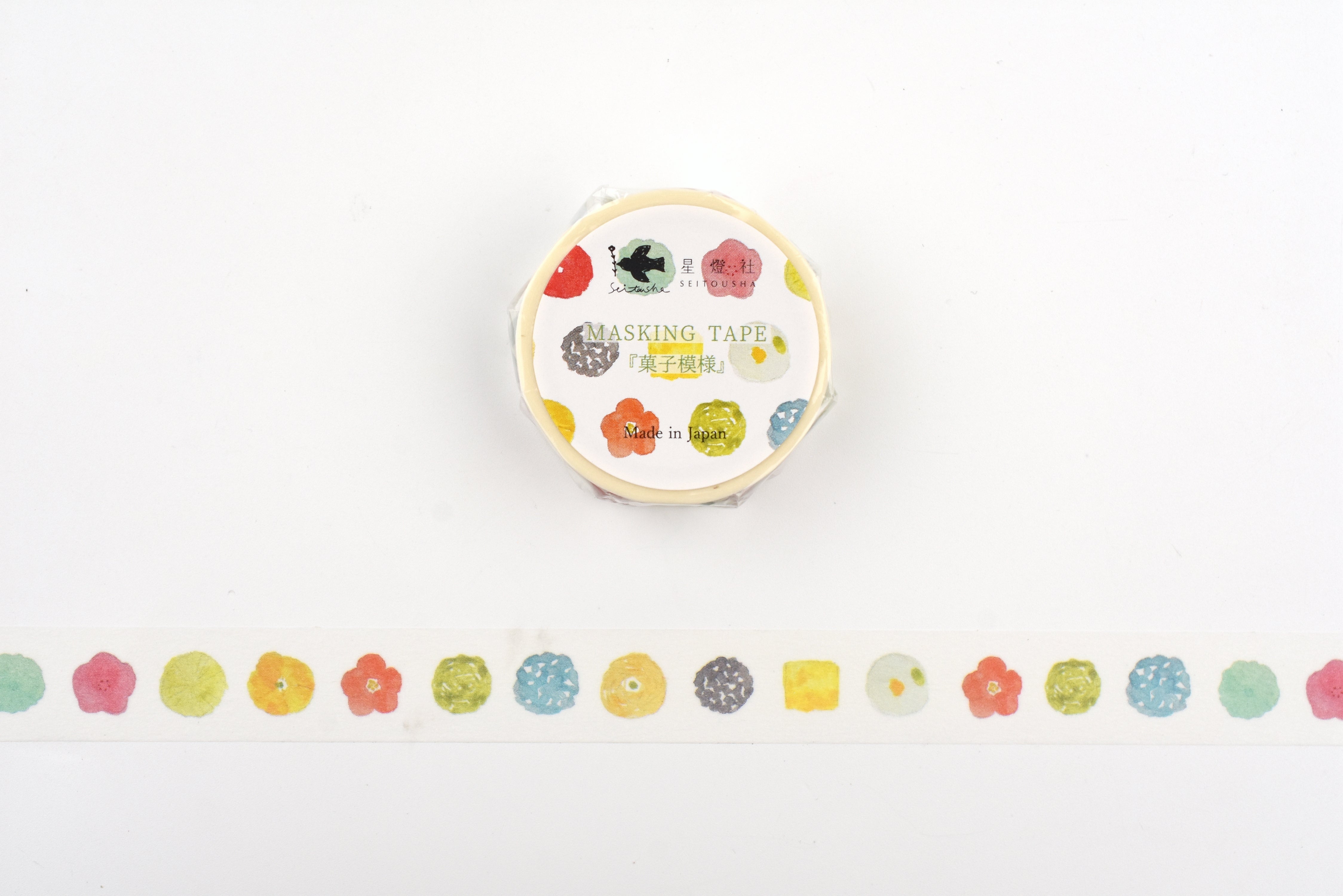 Seitousha Washi Tape - Confectionery Pattern