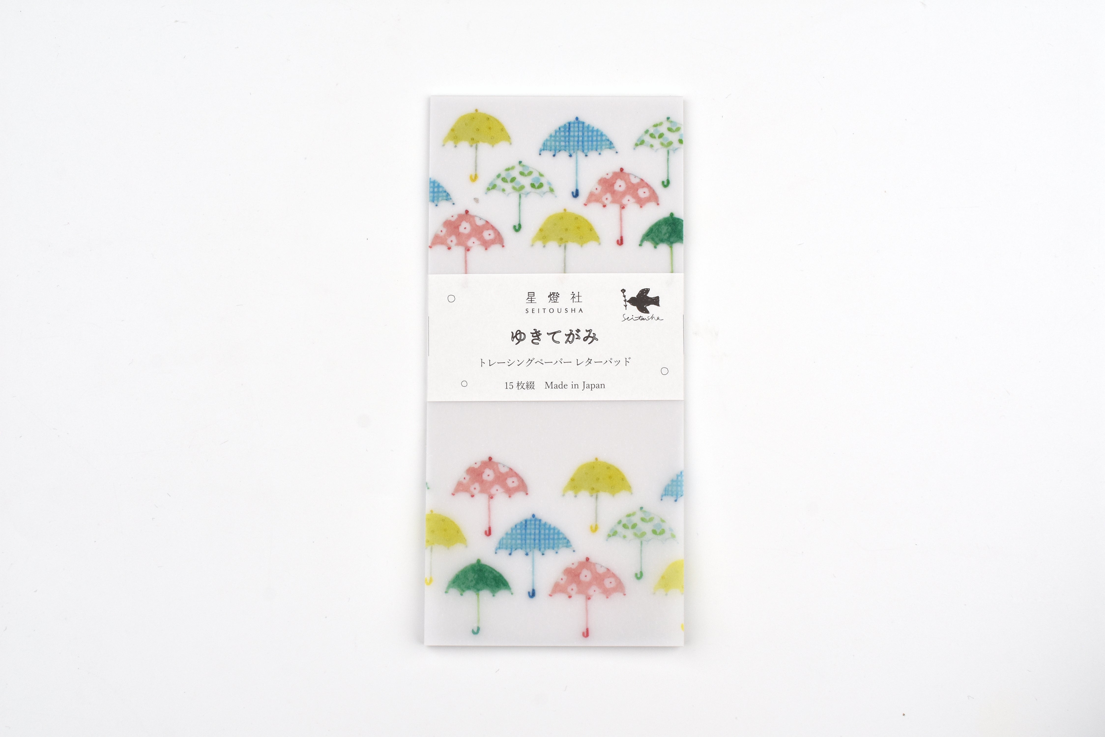 Seitousha Translucent Letter Pad - Umbrella