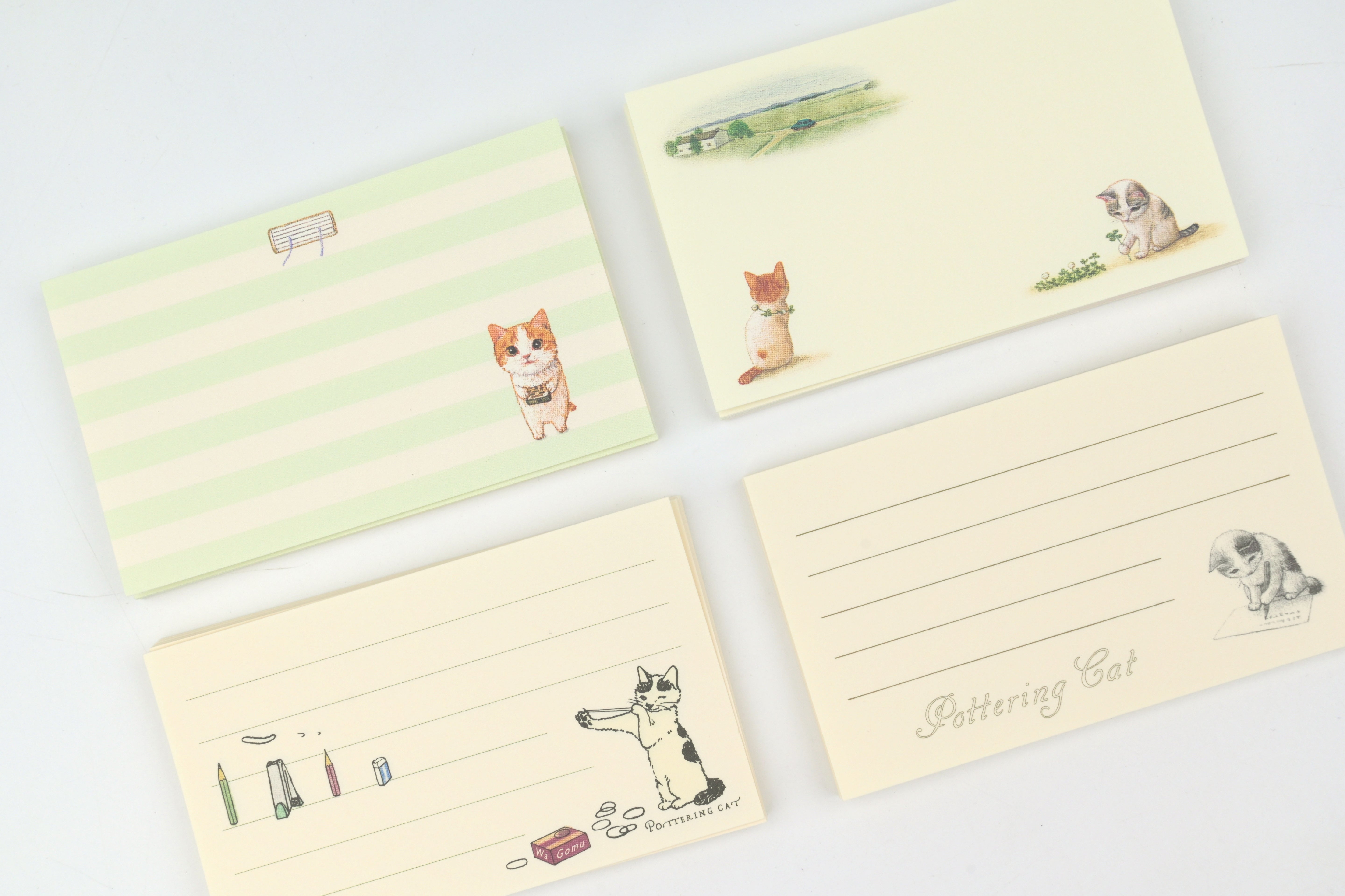 Pottering Cat Message Cards
