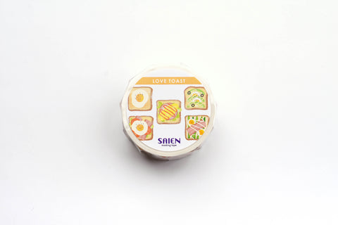 Saien Love Toast Washi Tape - Egg