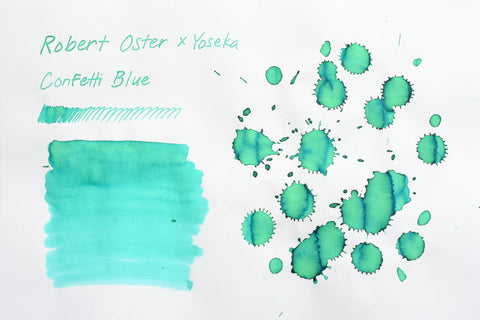Robert Oster Signature Ink x Yoseka - Confetti Blue - 50ml