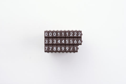 Shachihata Connected Numbers Stamp