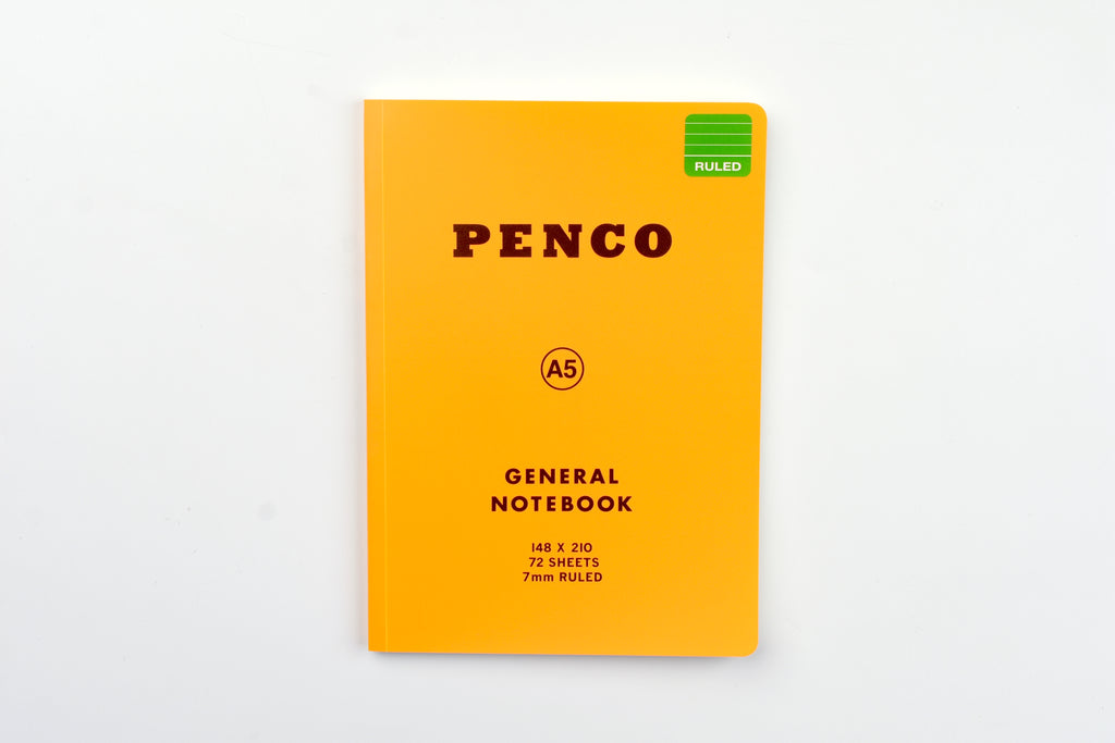 Genral Notebook Penco General Notebook - A5 Ruled – Yoseka Stationery