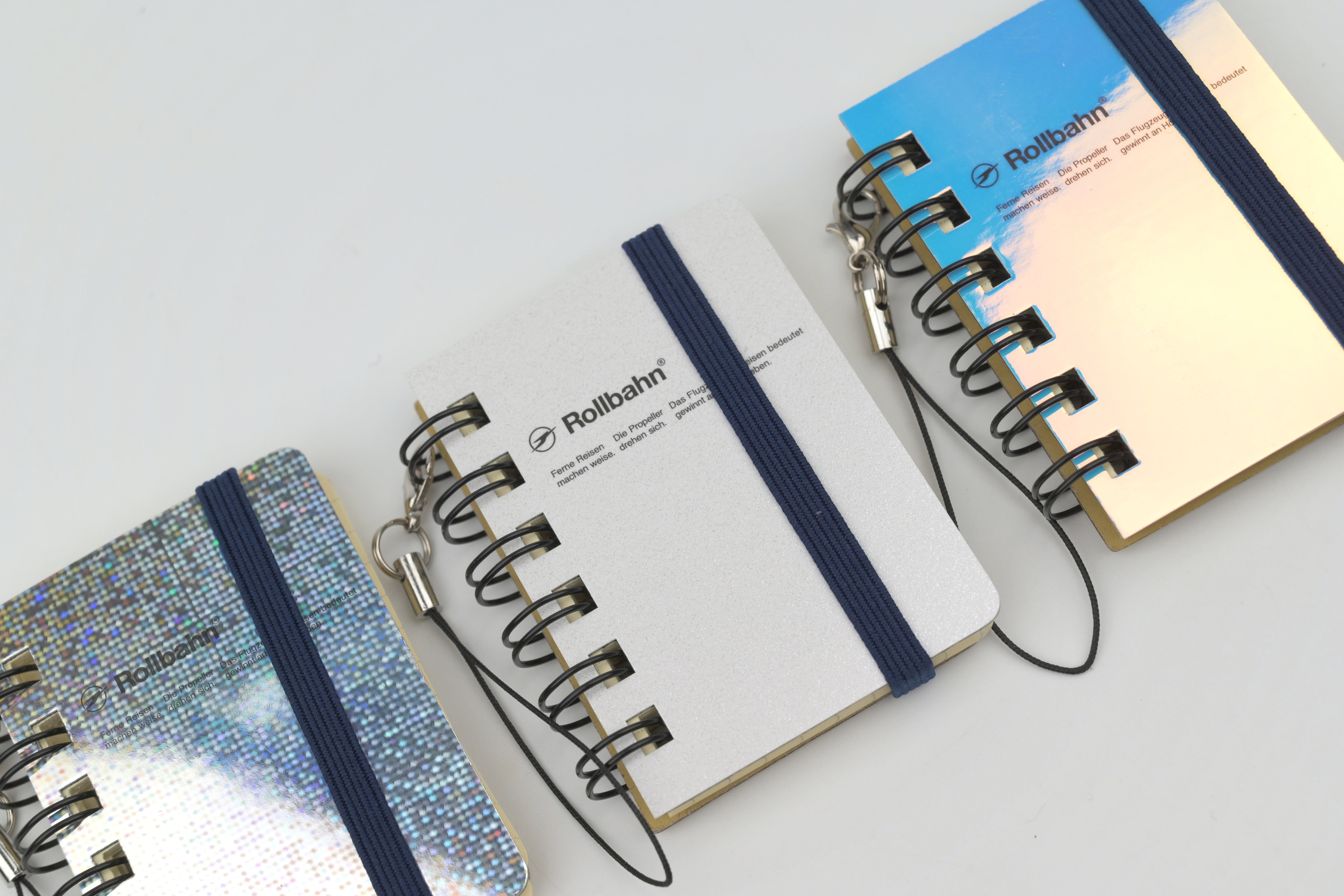 Delfonics Rollbahn Spiral Notebook - Pocket Memo - Micro - Metallic