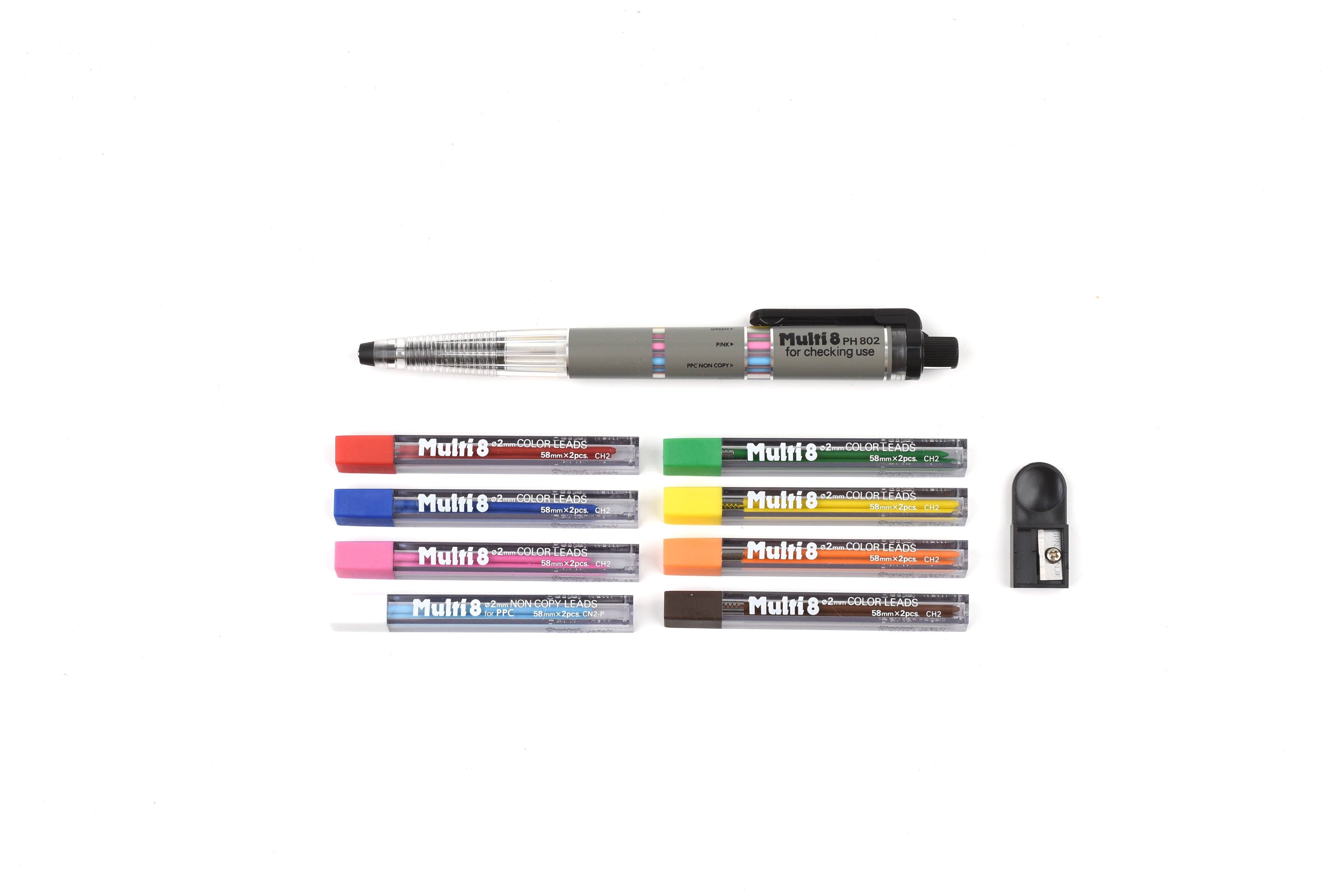 Multi Color Pen Pentel MULTI 8 Color 8-in-1 Highlighter Crayon Mechanical Pencil 850196 Multi Color Pen Pentel MULTI 8 Color 8-in-1 Highlighter Crayon Mechanical Pencil 850196