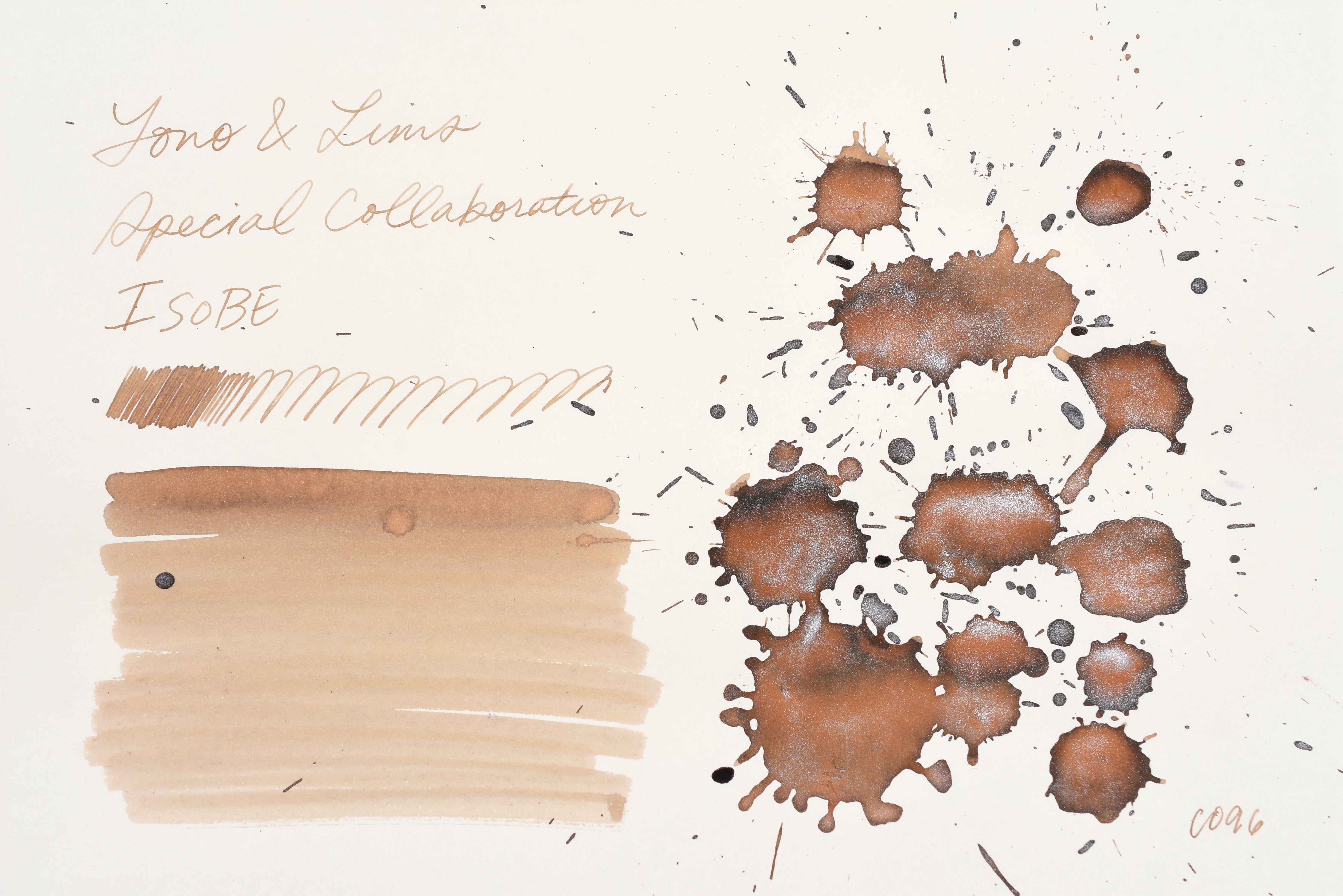 Tono & Lims Ink Bottle - Special Collaboration - ISOBE - 30ml