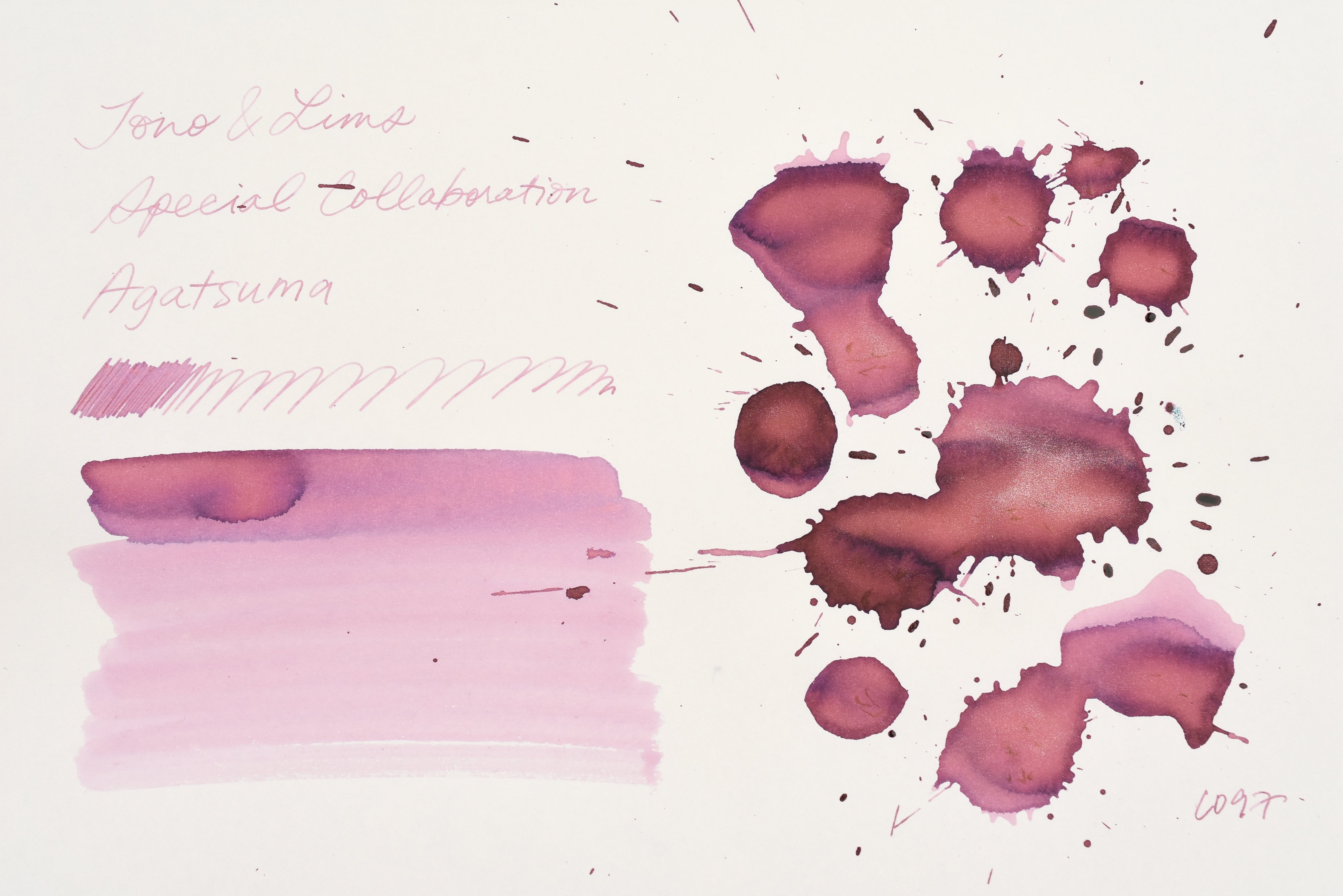 Tono & Lims Ink Bottle - Special Collaboration - AGATSUMA - 30ml