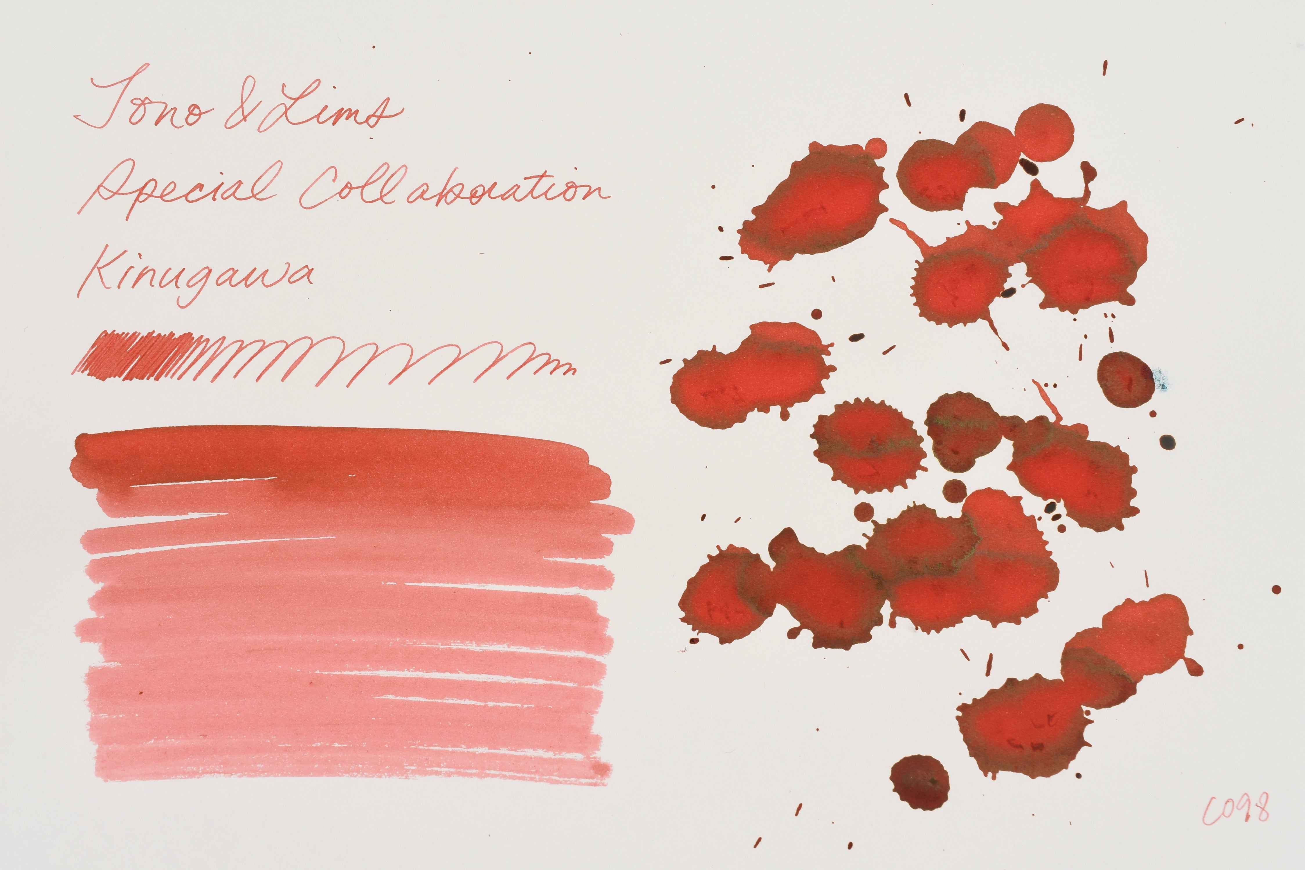 Tono & Lims Ink Bottle - Special Collaboration - 鬼怒川 (KINUGAWA) - 30ml