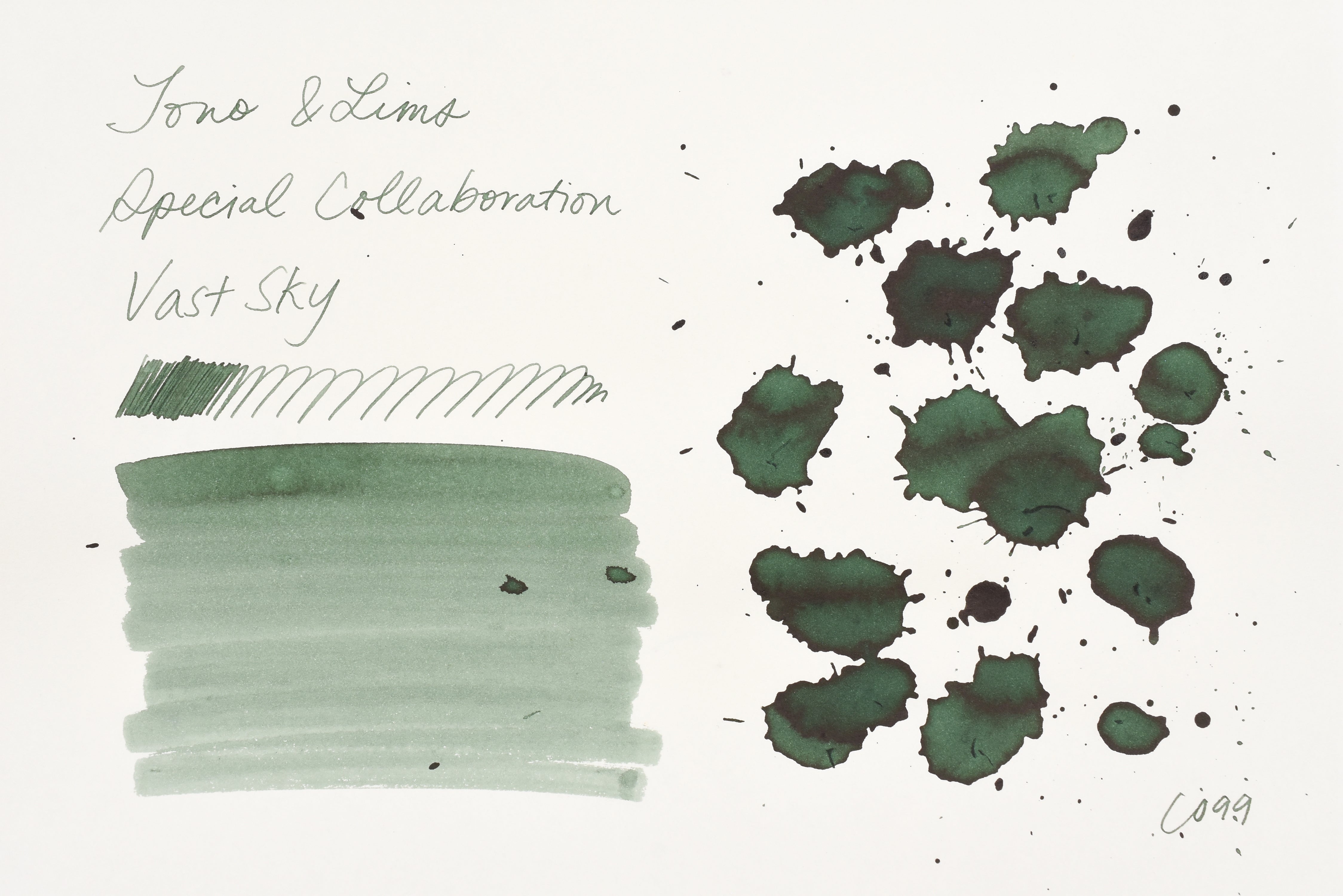 Tono & Lims Ink Bottle - Special Collaboration - Vast Sky (昊 -そら-) - 30ml