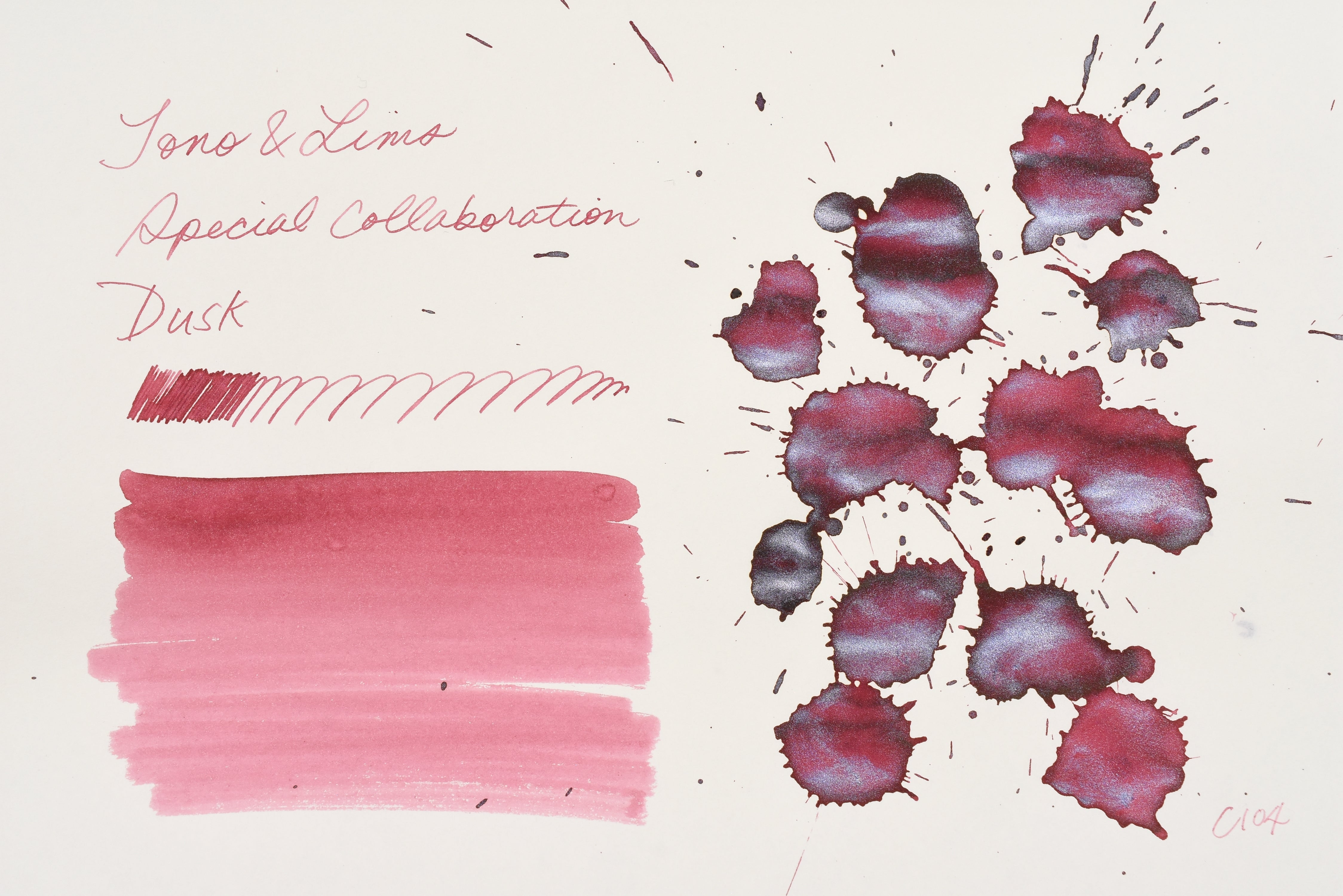 Tono & Lims Ink Bottle - Special Collaboration - Dusk (昏 -くれ-) - 30ml