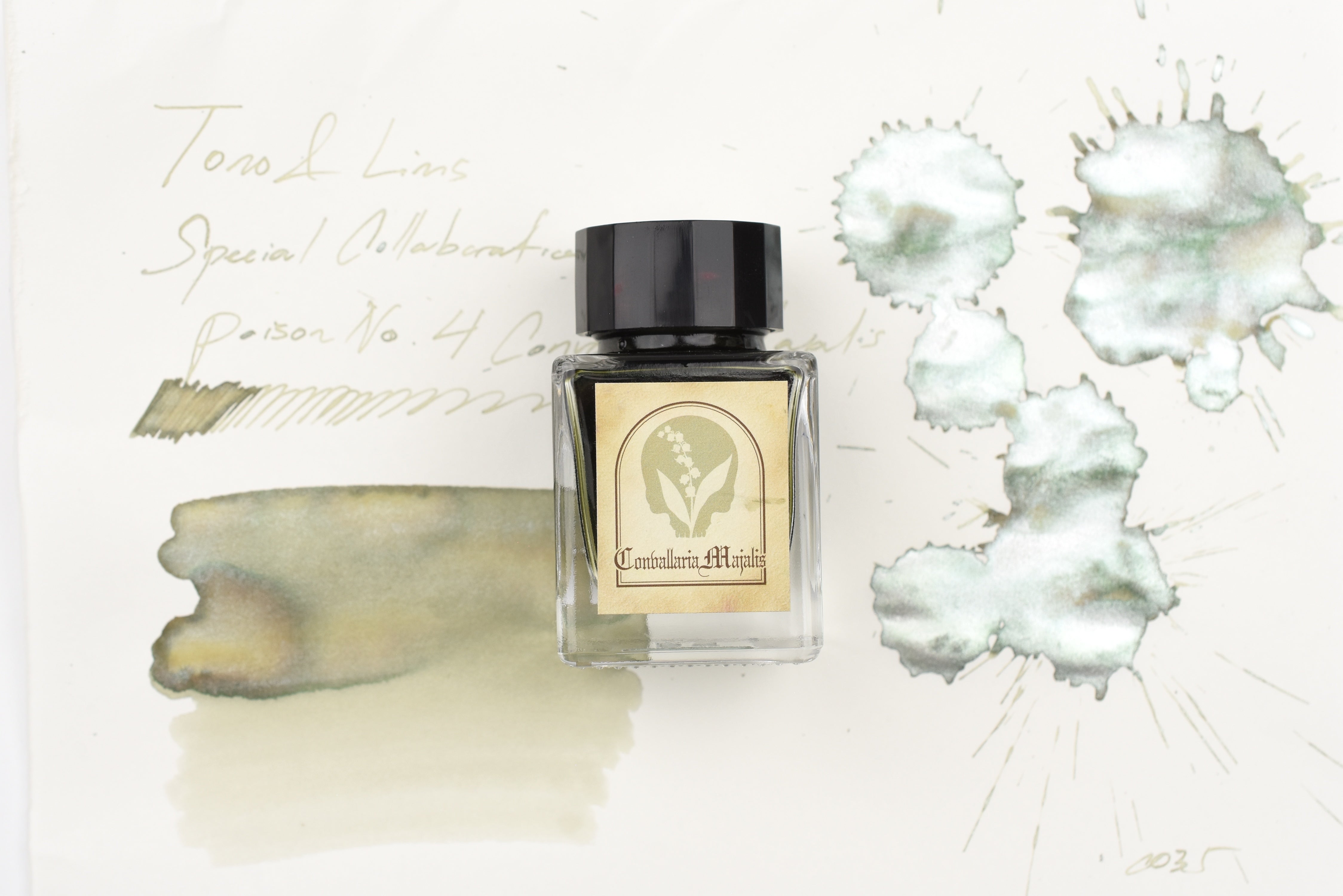 Tono & Lims Glass Pen Ink Bottle - Special Collaboration - Poison No.4 Convallaria Majalis - 30ml