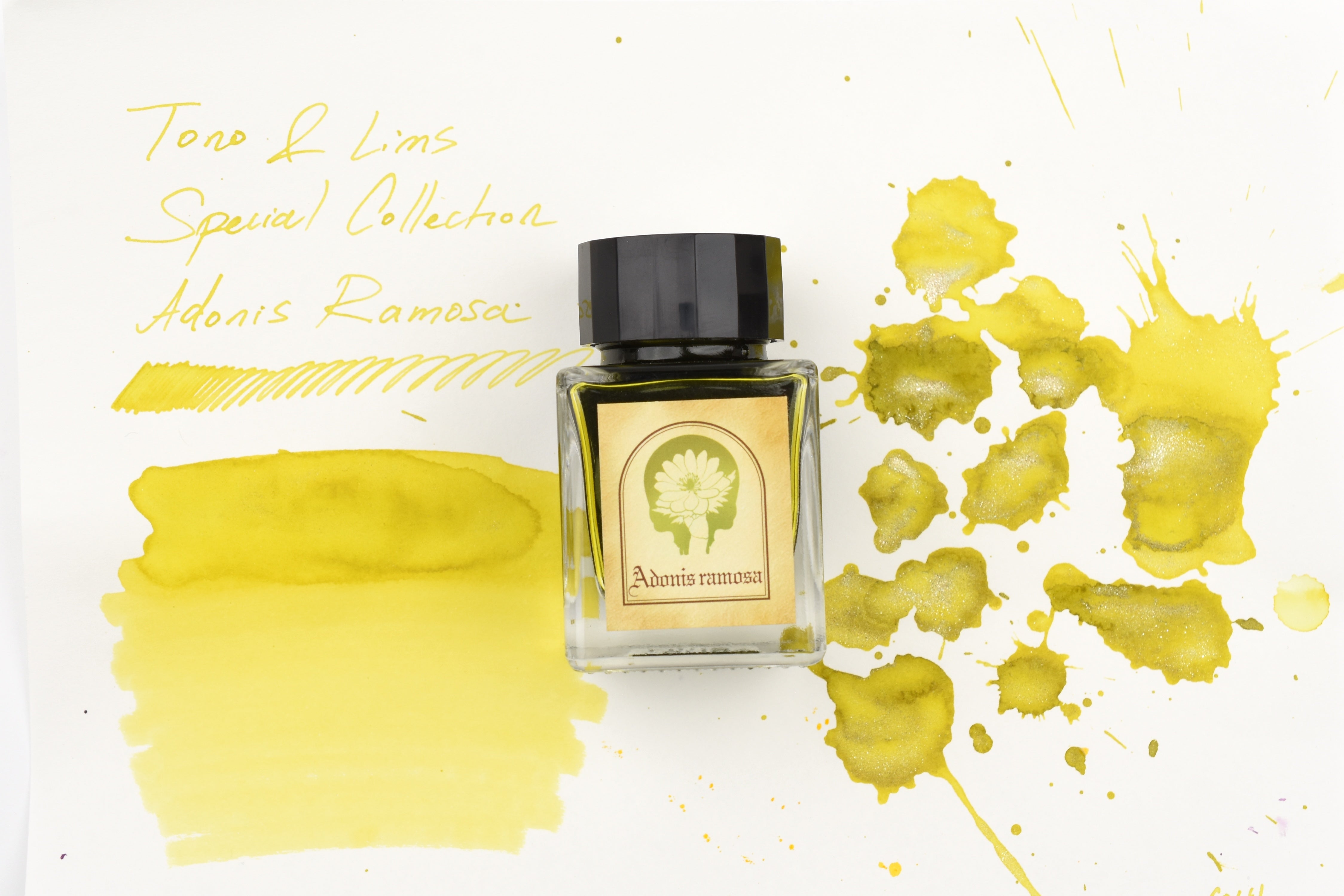 Tono & Lims Glass Pen Ink Bottle - Special Collaboration - Poison No.10 Adonis Ramosa - 30ml