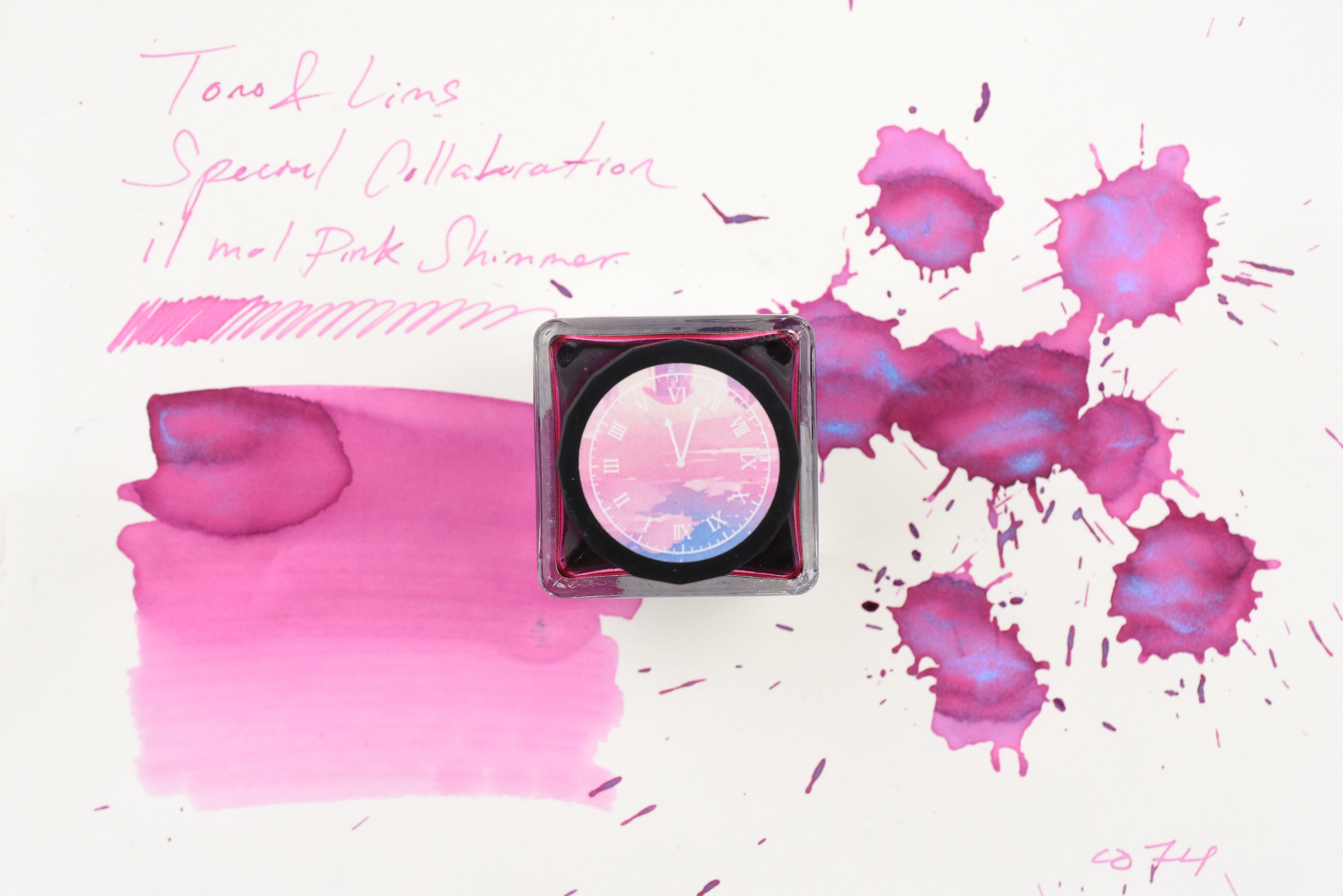 Tono & Lims Ink Bottle - Special Collaboration - il mol Pink Shimmer - 30ml