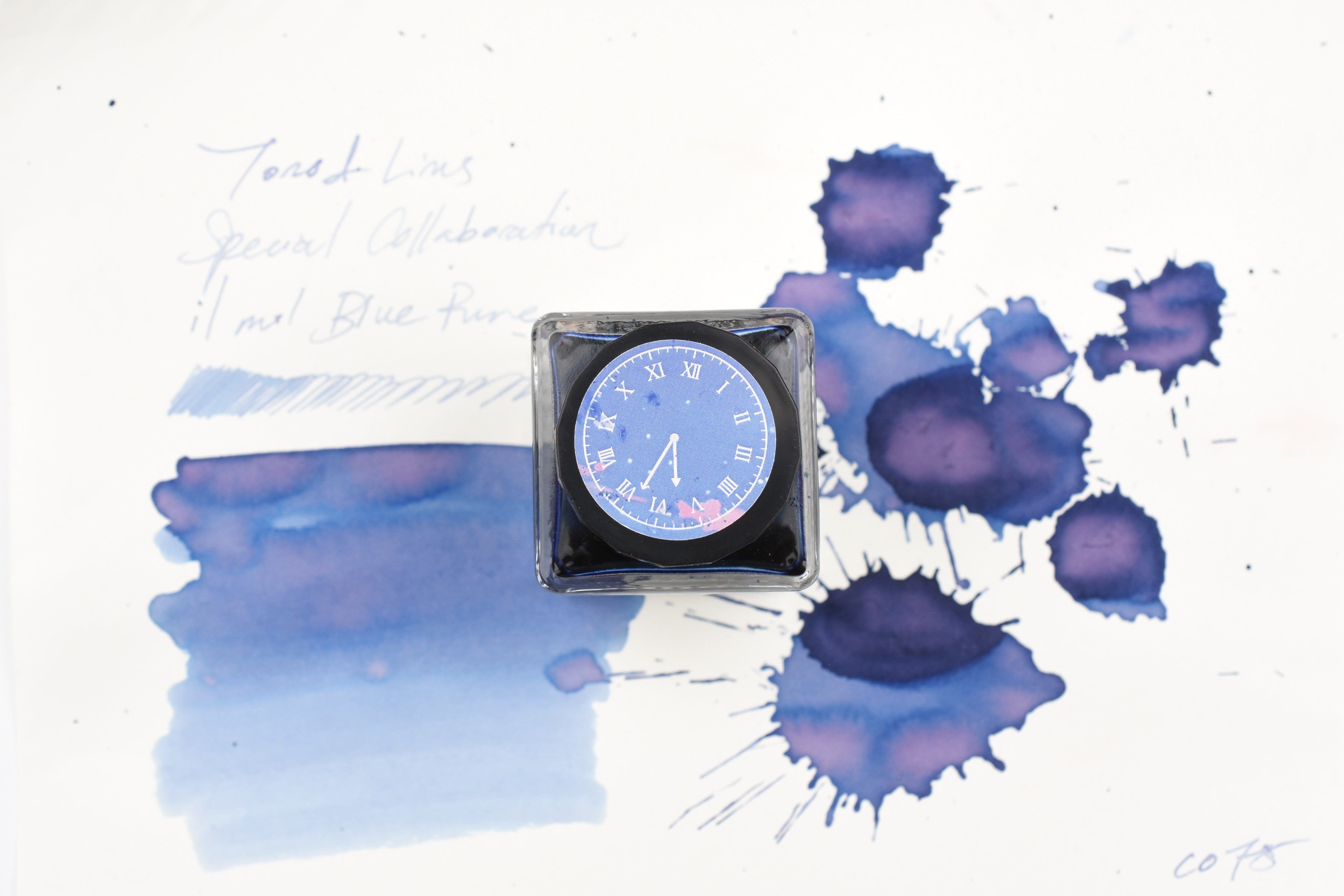 Tono & Lims Ink Bottle - Special Collaboration - il mol Blue Pure - 30ml