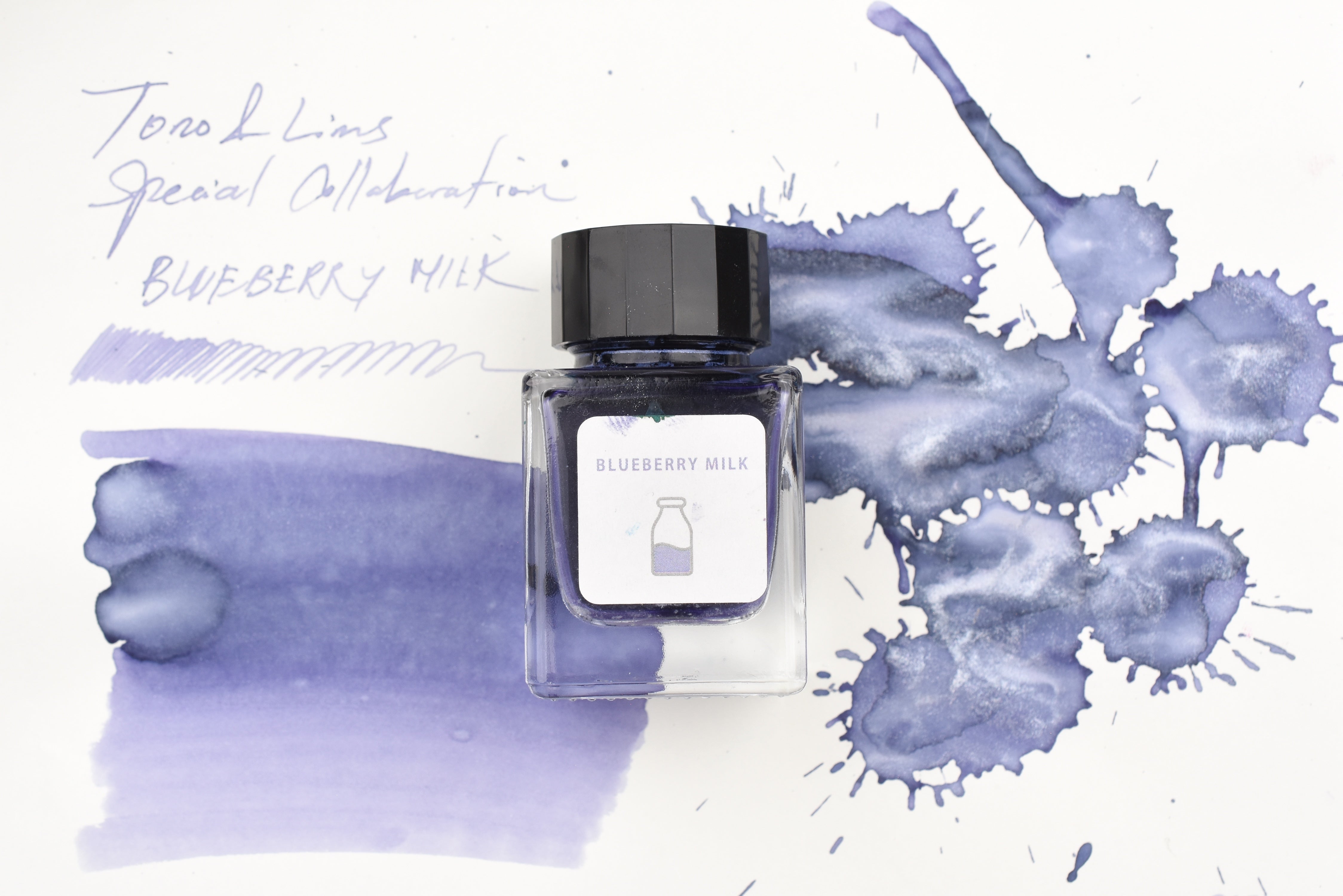 Tono & Lims Ink Bottle - Special Collaboration - Blueberry Milk - 30ml