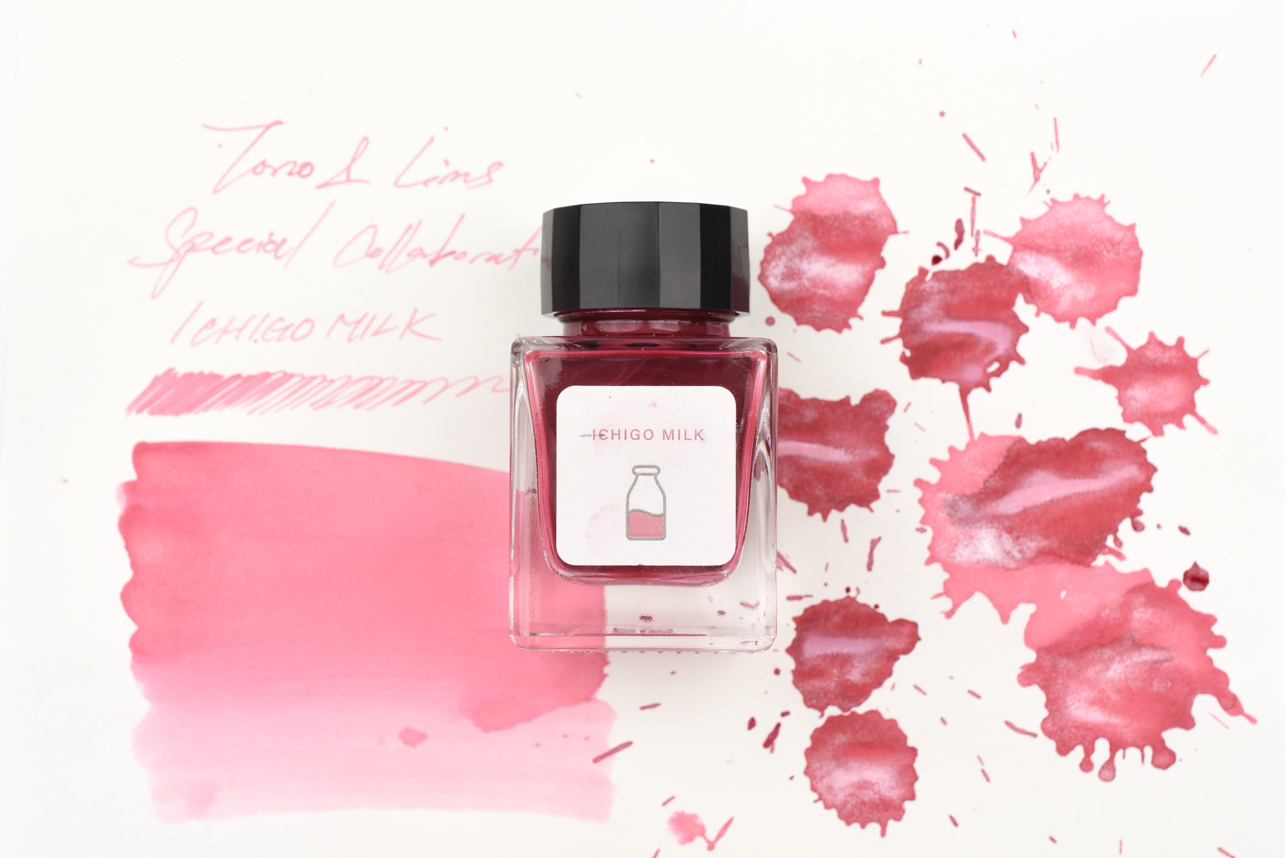 Tono & Lims Ink Bottle - Special Collaboration - Strawberry Milk - 30ml
