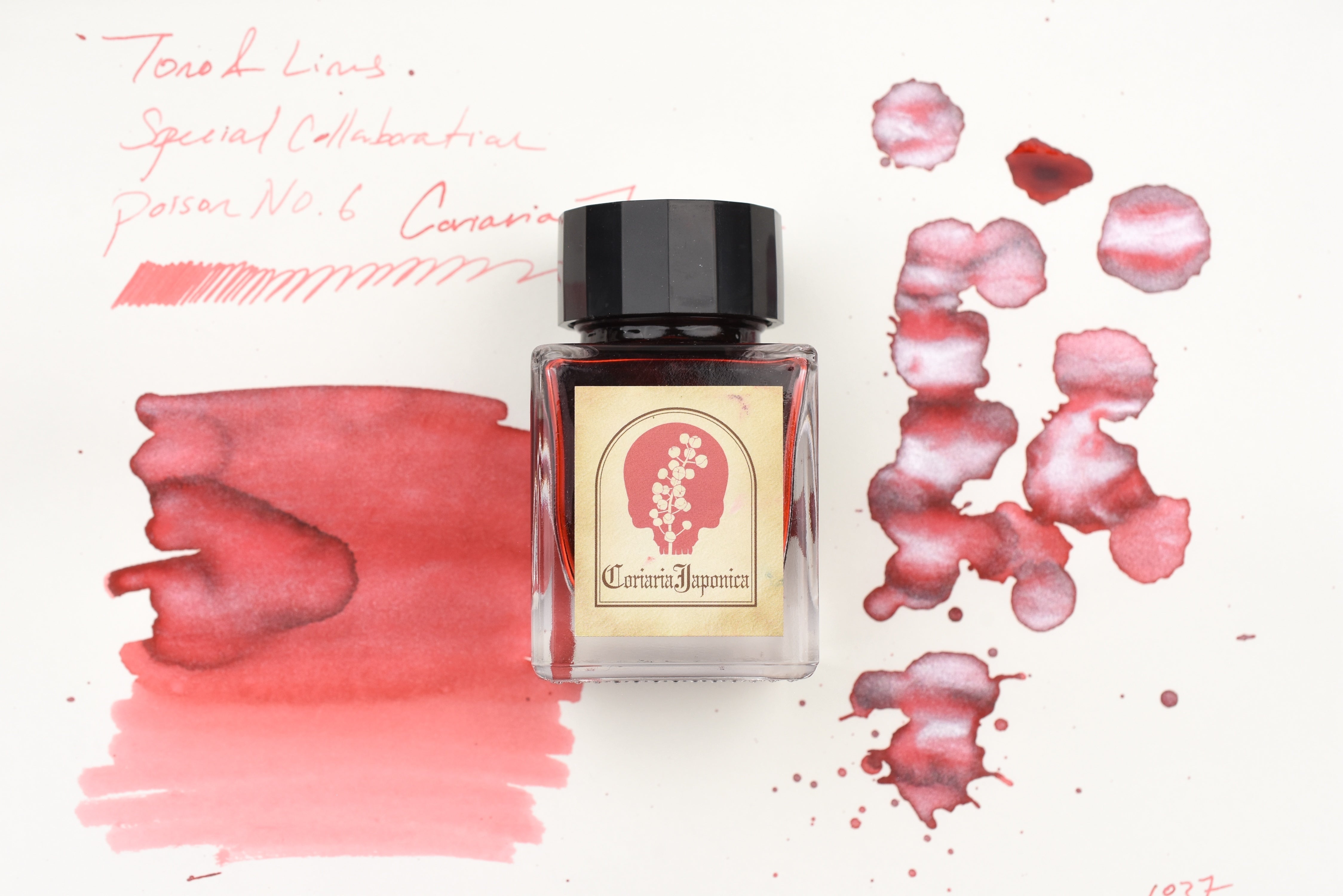 Tono & Lims Glass Pen Ink Bottle - Special Collaboration - Poison No.6 Coriaria Japonica  - 30ml