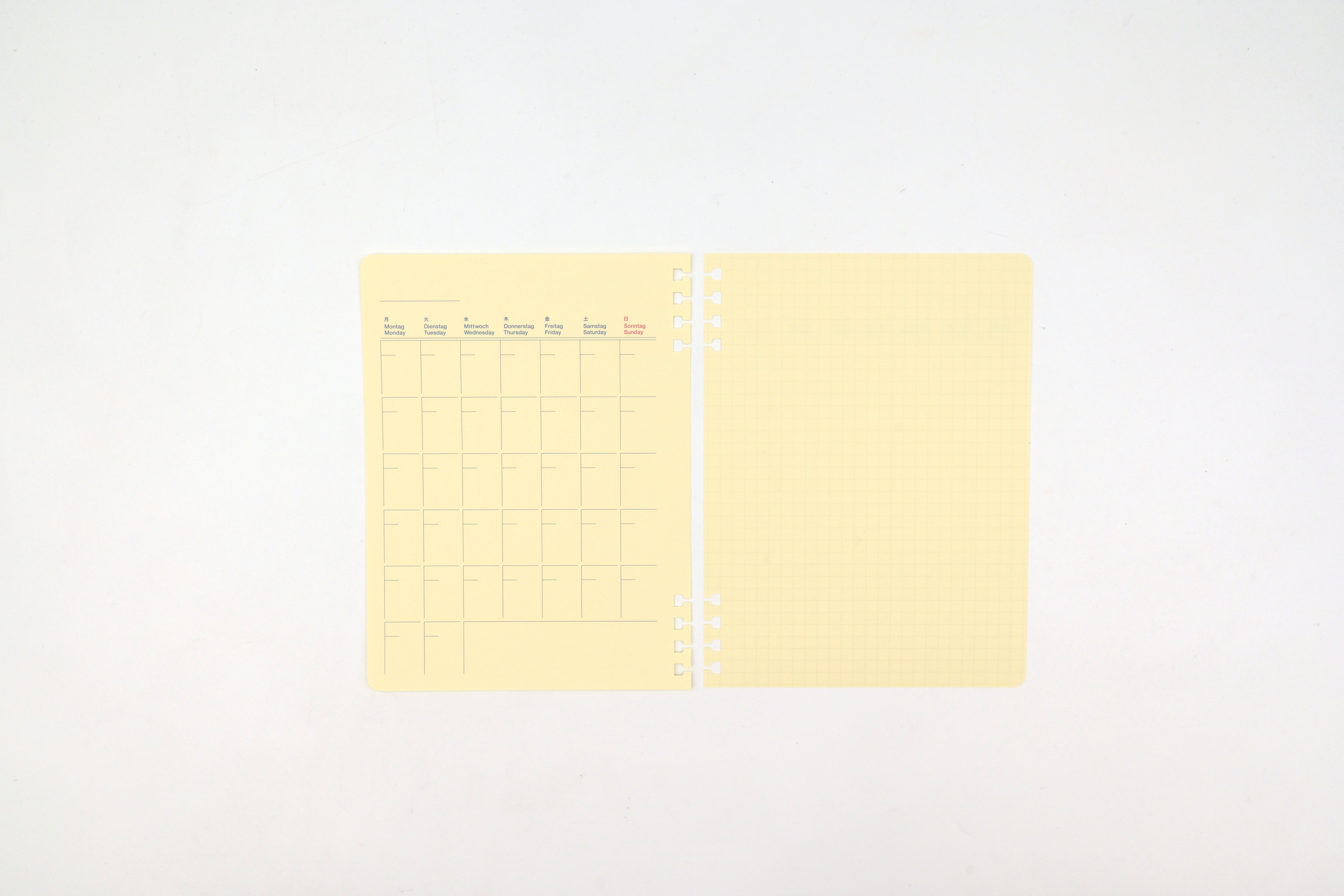Rollbahn Flexible Refill - Free Monthly Calendar - Large