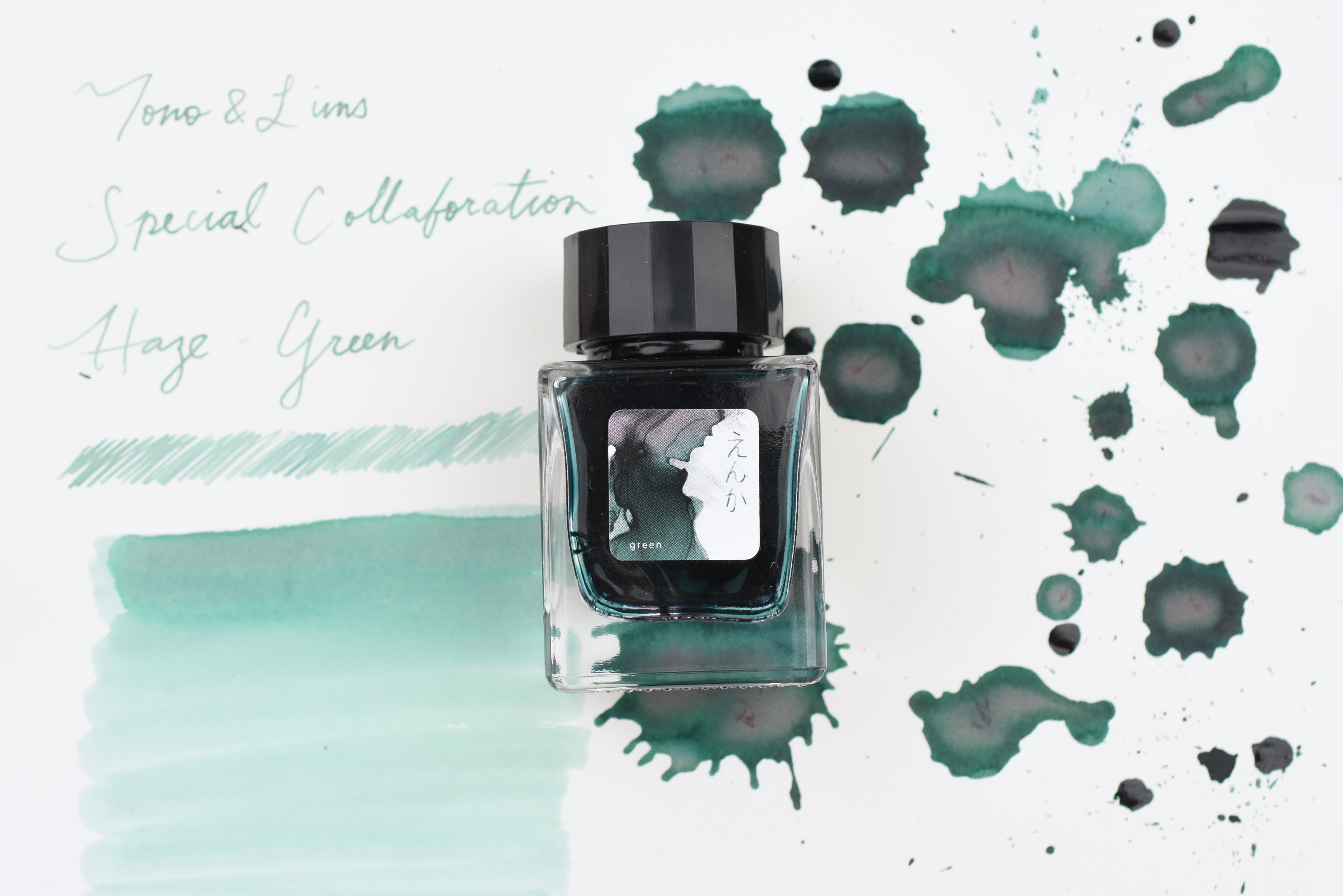 Tono & Lims Ink Bottle - Special Collaboration - Haze(えんか) Green - 30ml