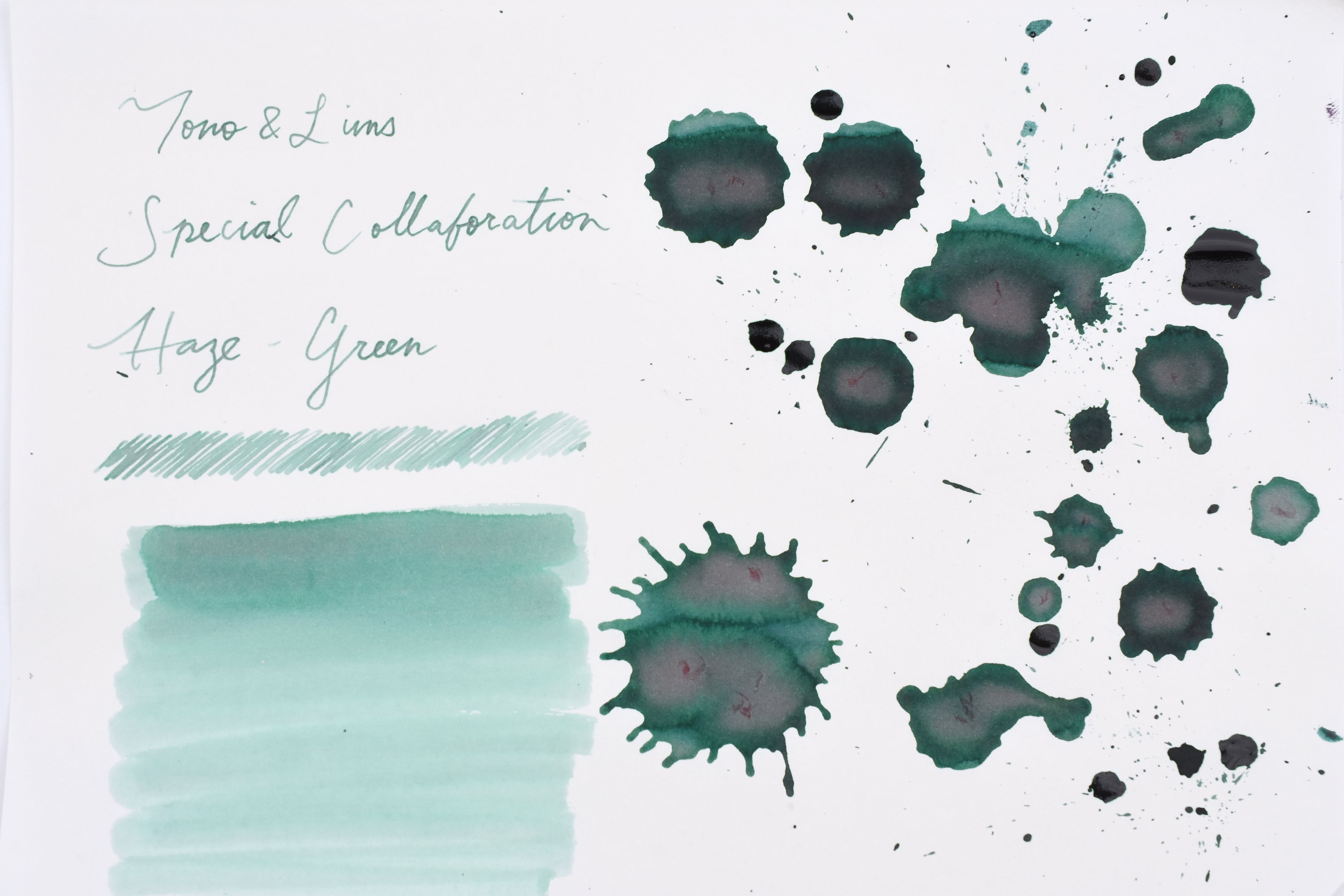 Tono & Lims Ink Bottle - Special Collaboration - Haze(えんか) Green - 30ml