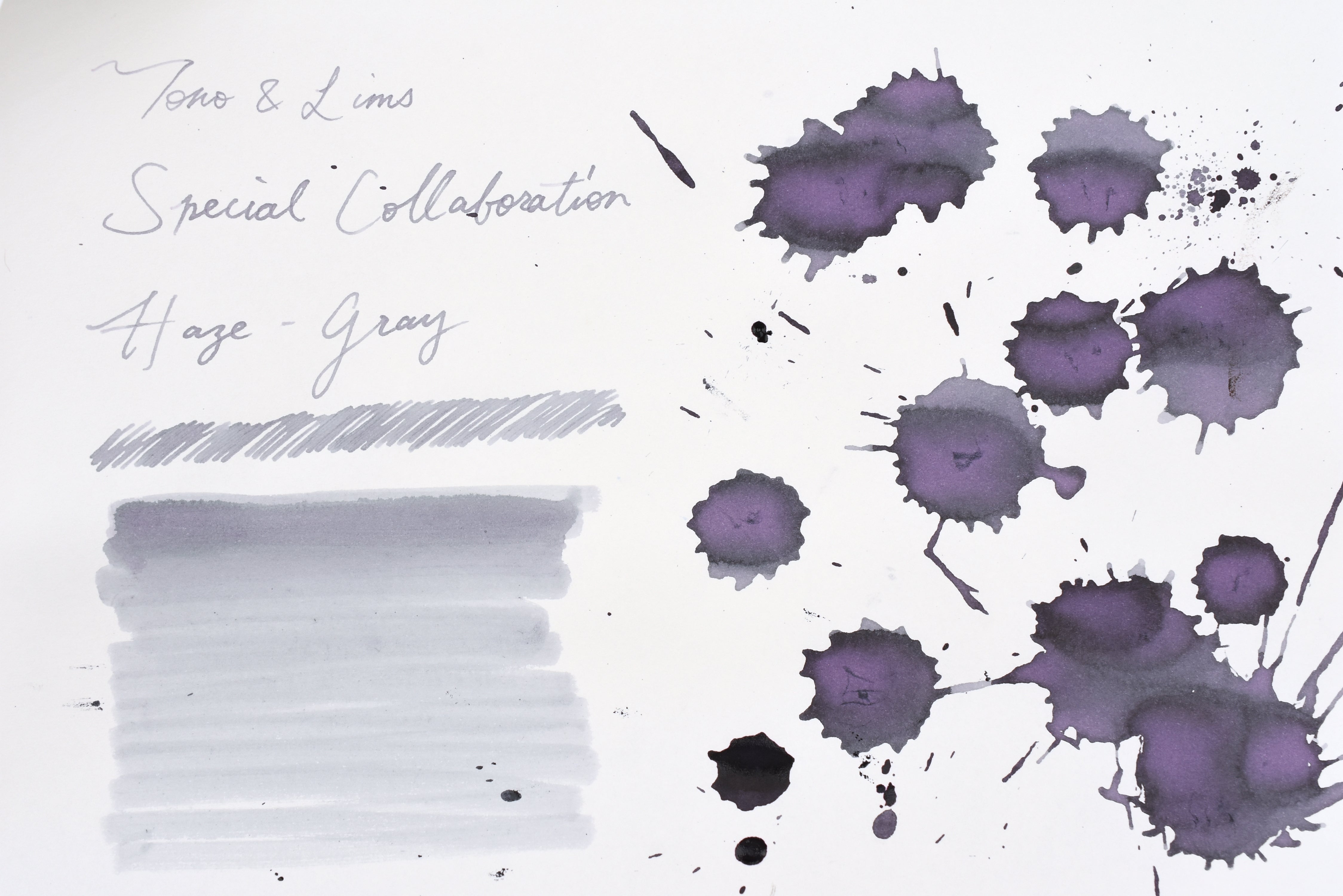 Tono & Lims Ink Bottle - Special Collaboration - Haze(えんか) Gray - 30ml