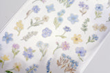 Mind Wave - Neat Flower Sticker - Blue