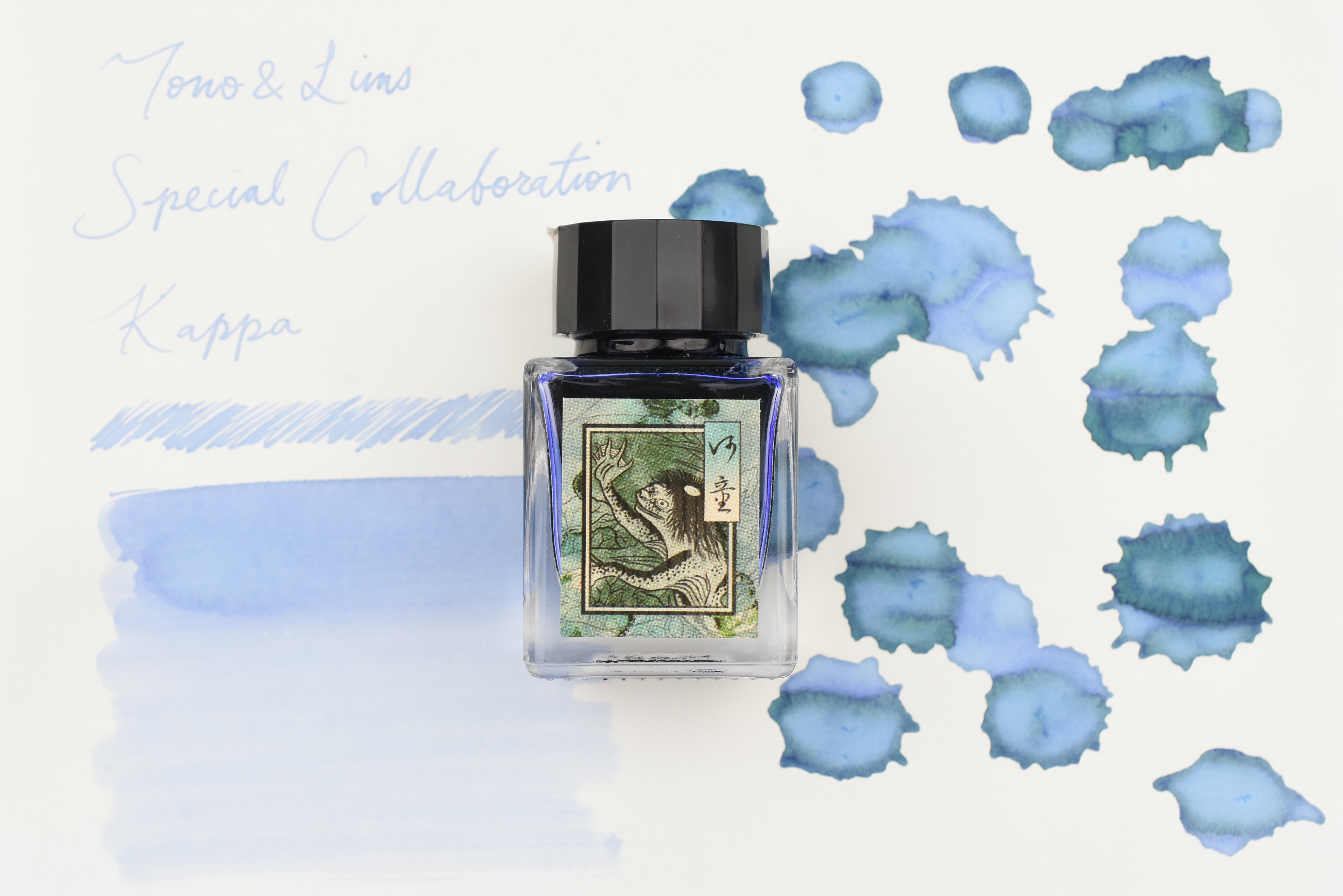 Tono & Lims Ink Bottle - Special Collaboration - Night Parade of Hundred Yokai - Kappa(河童) - 30ml
