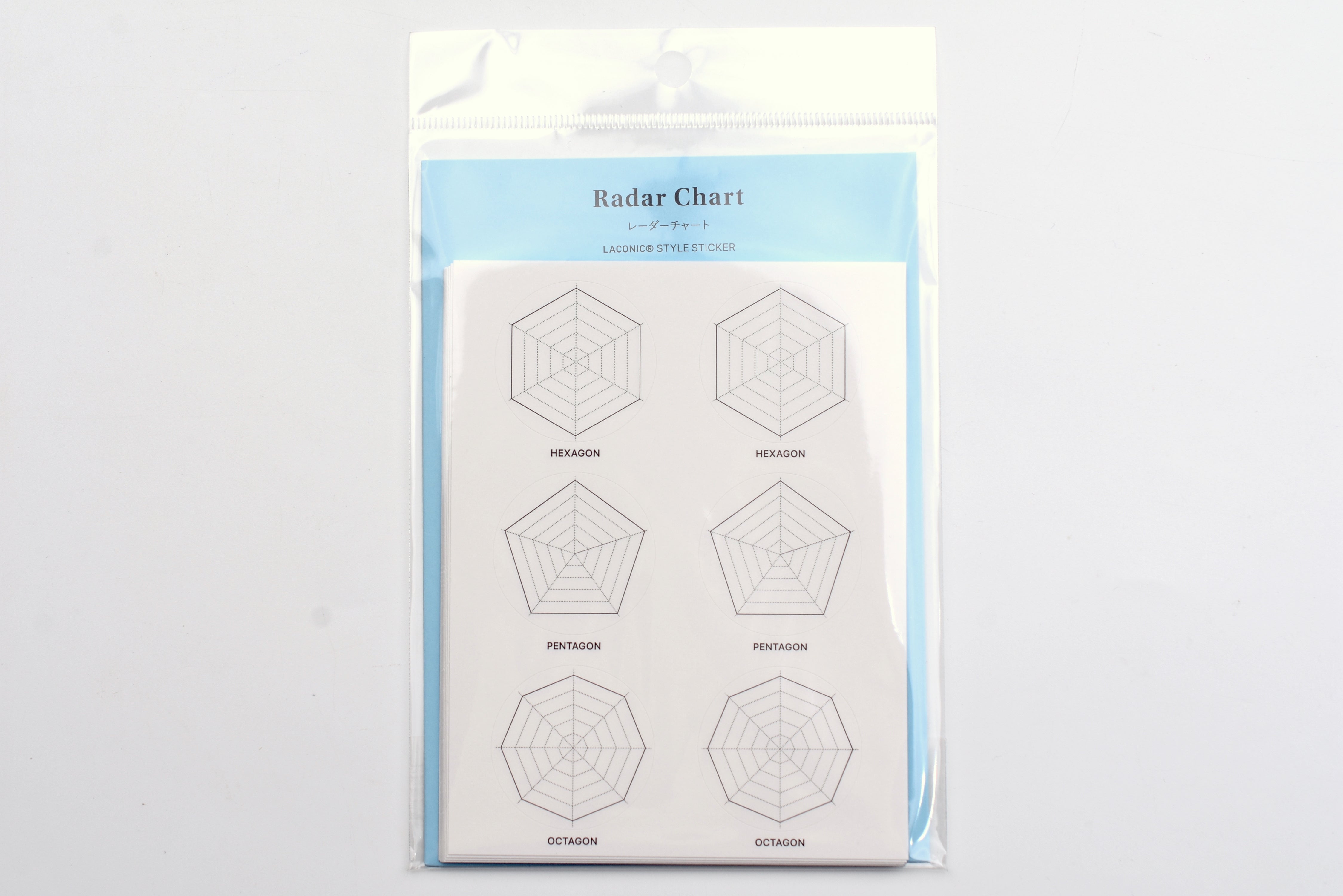 Laconic Style Sticker - Radar Chart