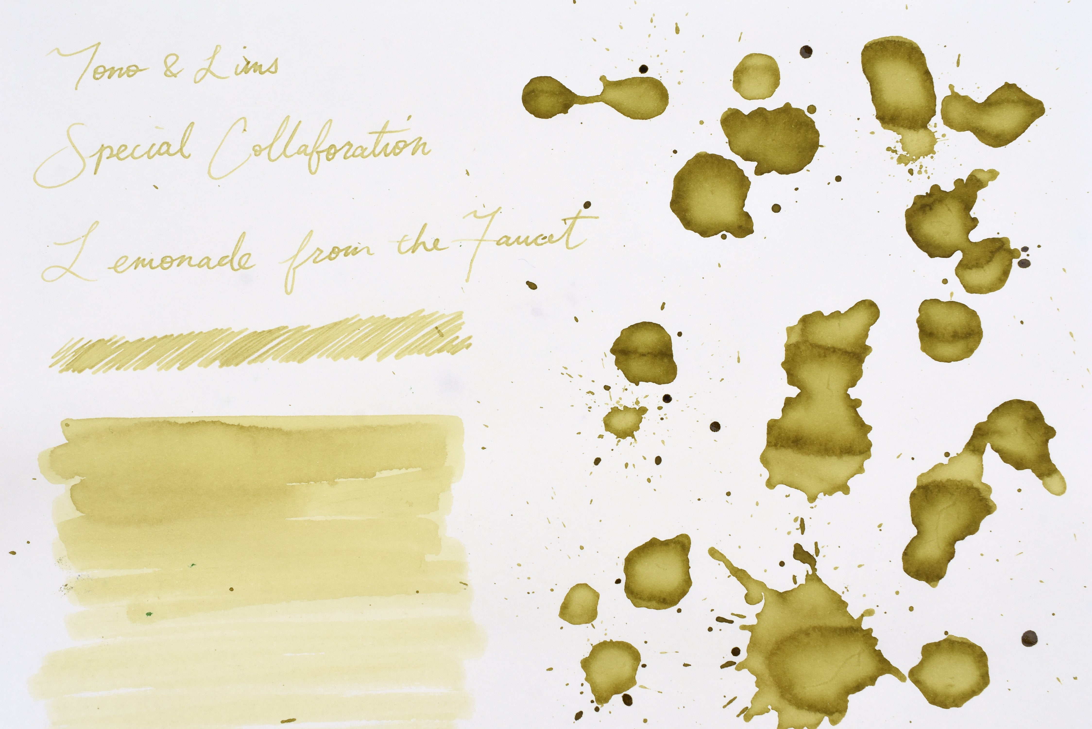 Tono & Lims Ink Bottle - Special Collaboration - Lemonade from the Faucet (蛇口からレモネード) - 30ml