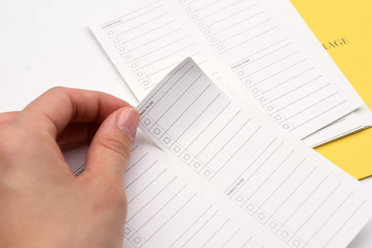 Laconic Style Sticker - Monthly – Yoseka Stationery
