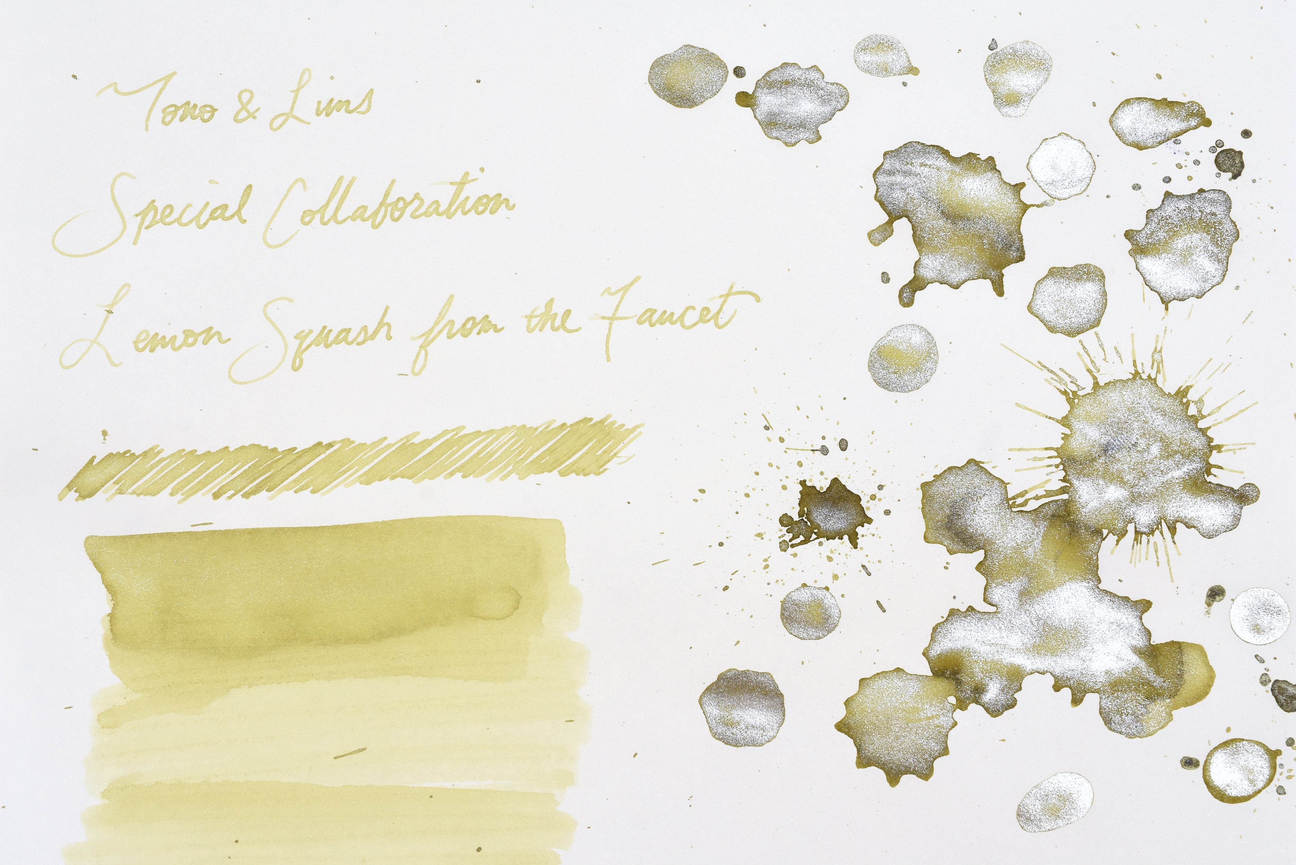 Tono & Lims Ink Bottle - Special Collaboration - Lemon Squash from the Faucet (蛇口からレモンスカッシュ) - 30ml