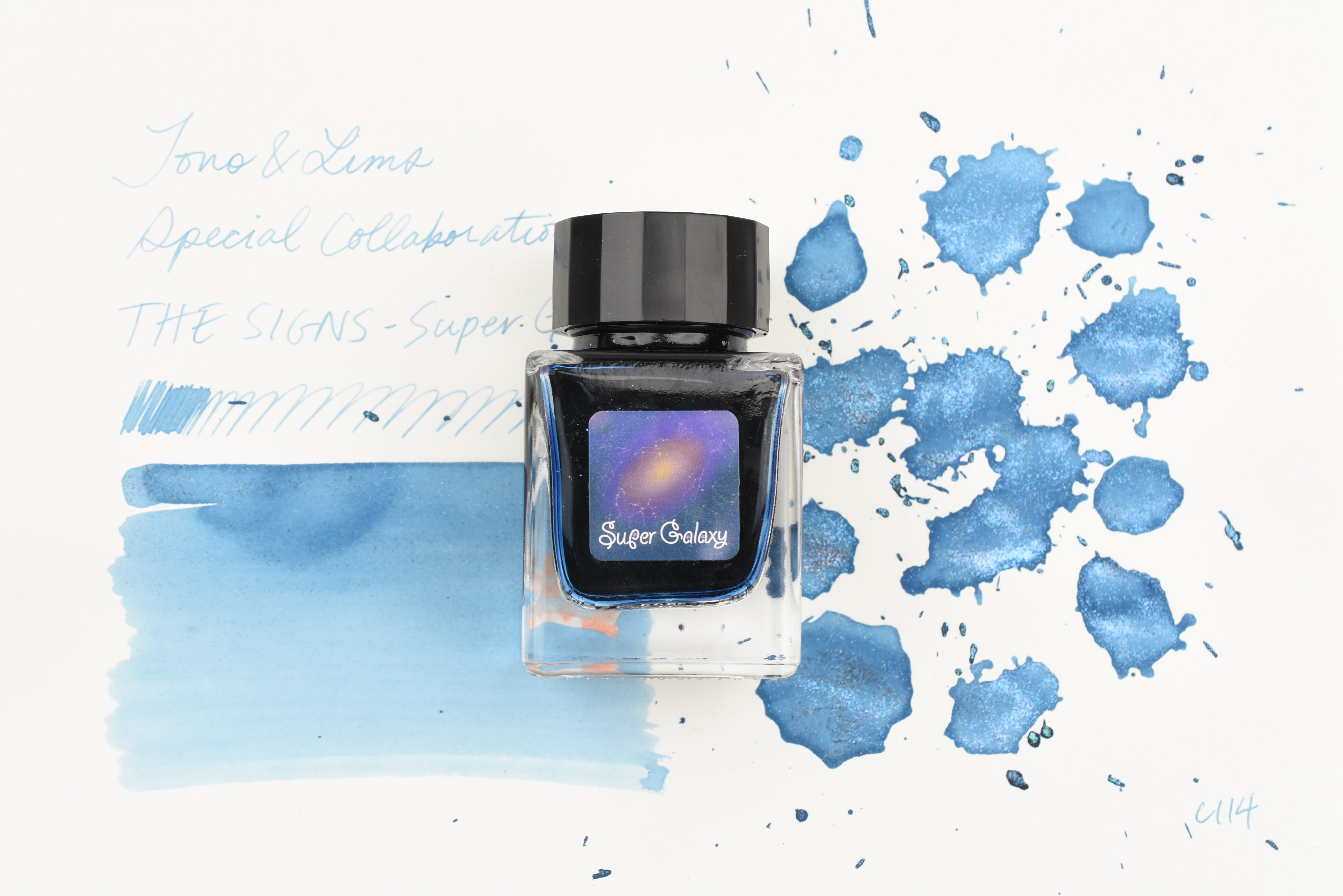 Tono & Lims Ink Bottle - Special Collaboration - THE SIGNS - Super Galaxy - 30ml