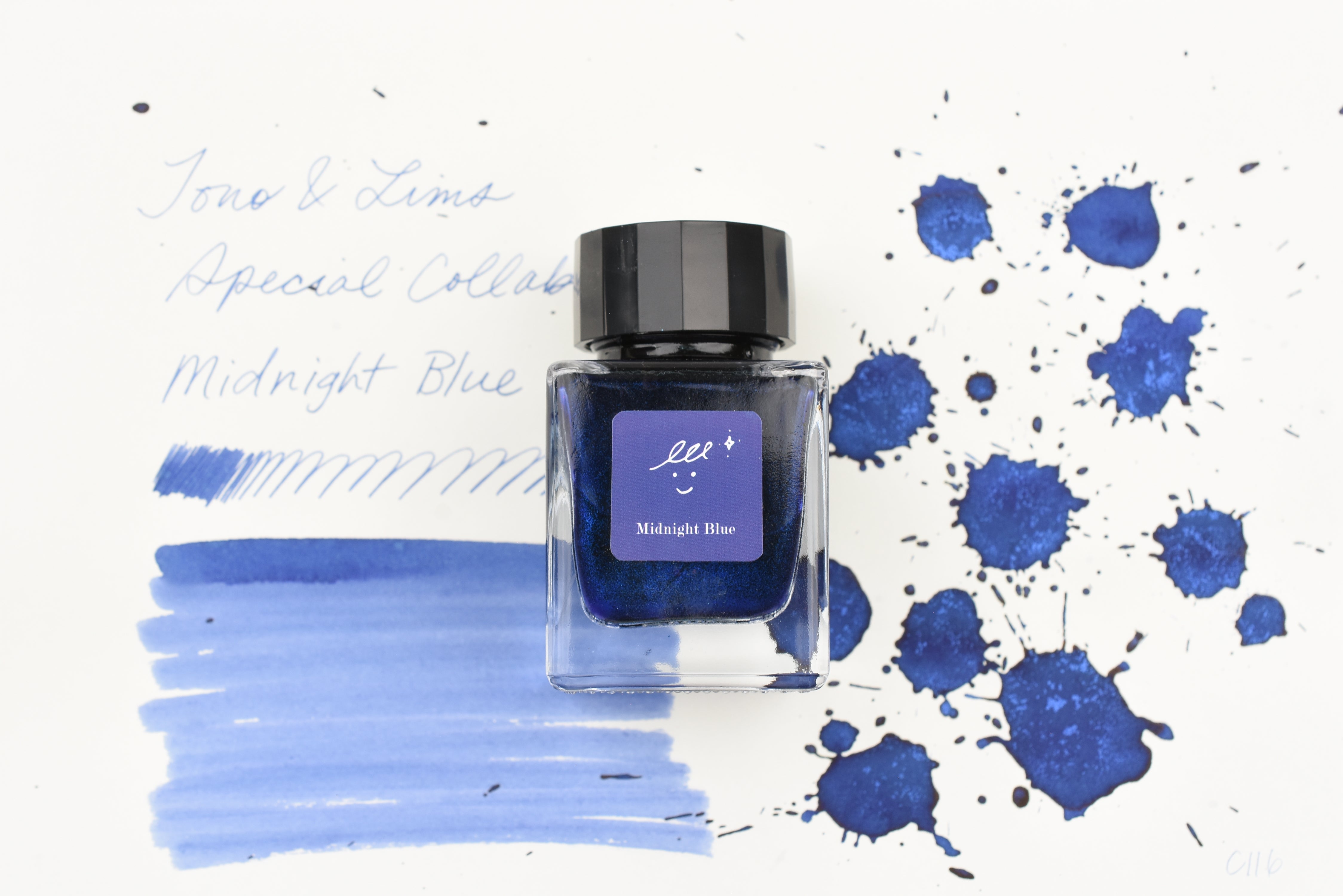 Tono & Lims Ink Bottle - Special Collaboration - Midnight Blue - 30ml