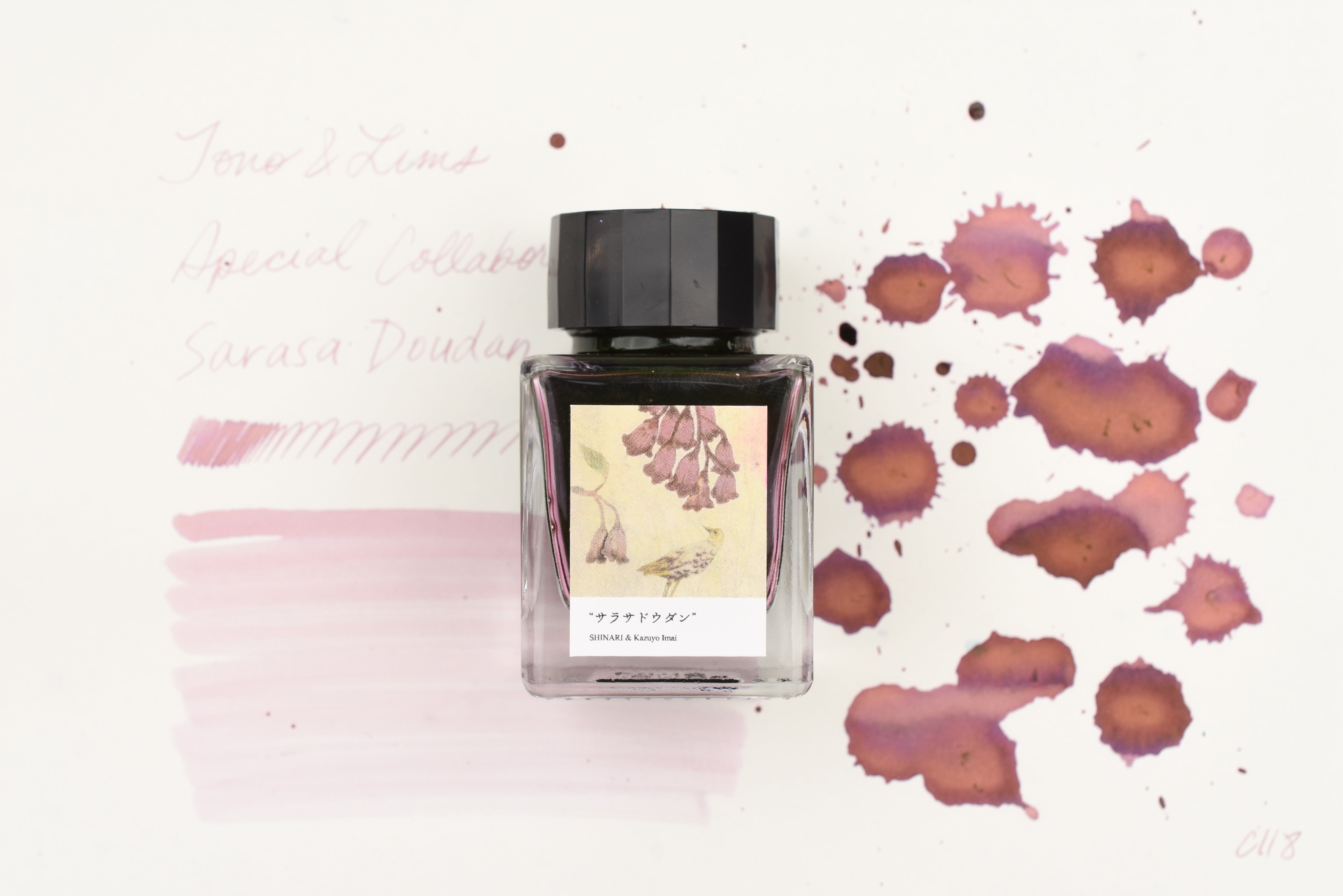 Tono & Lims Ink Bottle - Special Collaboration - Sarasa Doudan (サラサドウダン) - 30ml