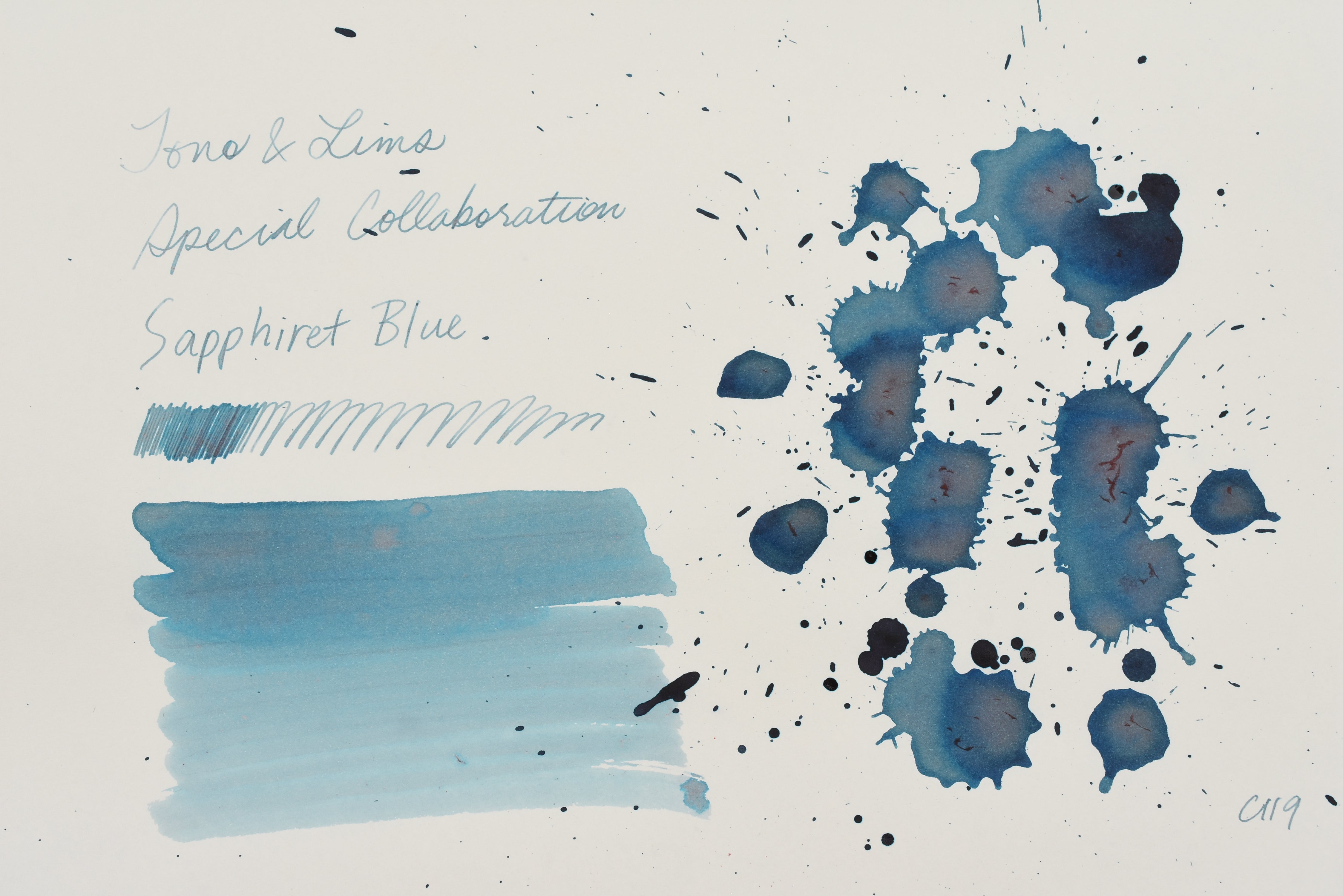Tono & Lims Ink Bottle - Special Collaboration - Scales from the