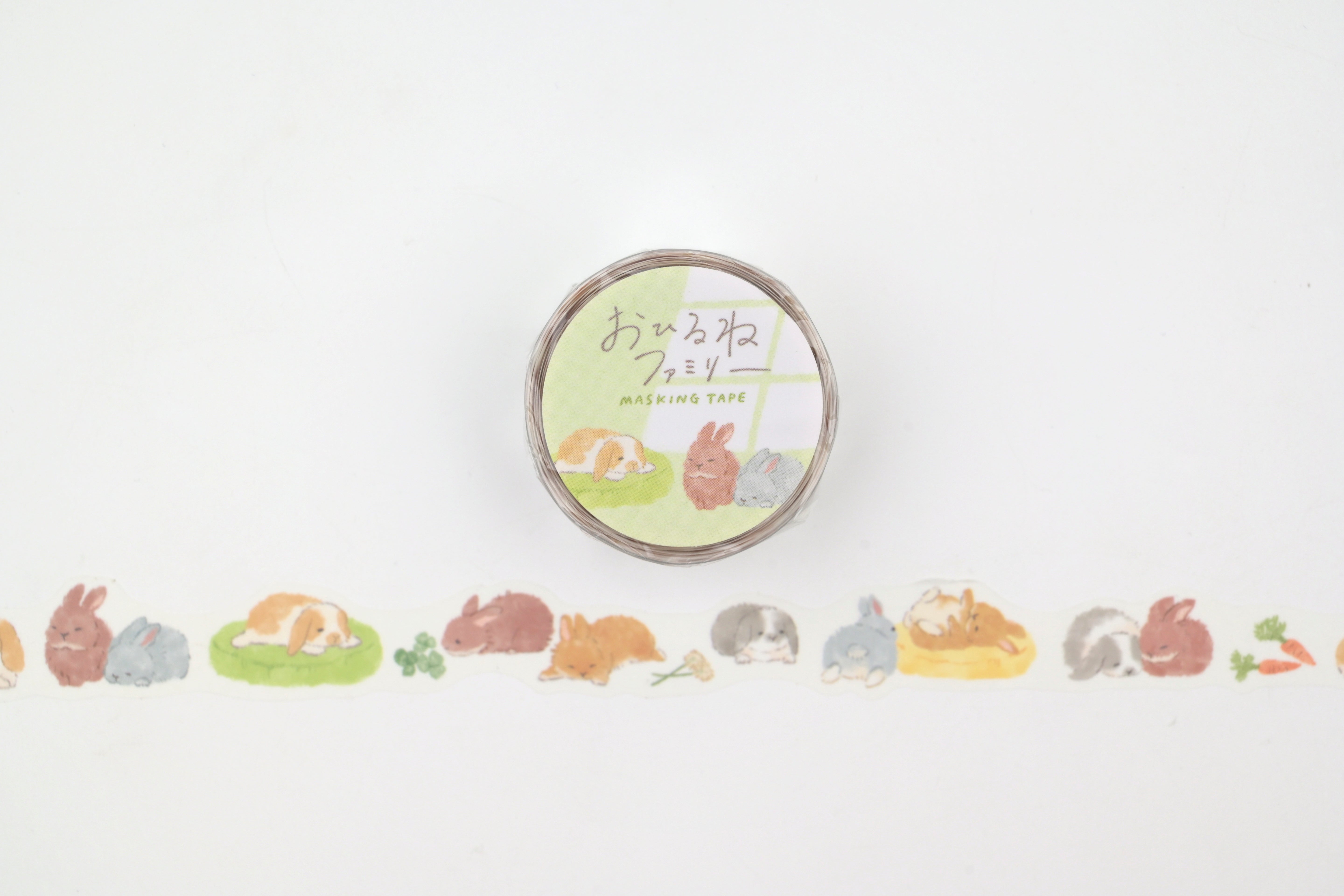 Mind Wave Die-Cut Masking Tape - Naptime Family Series - Usazawa Family