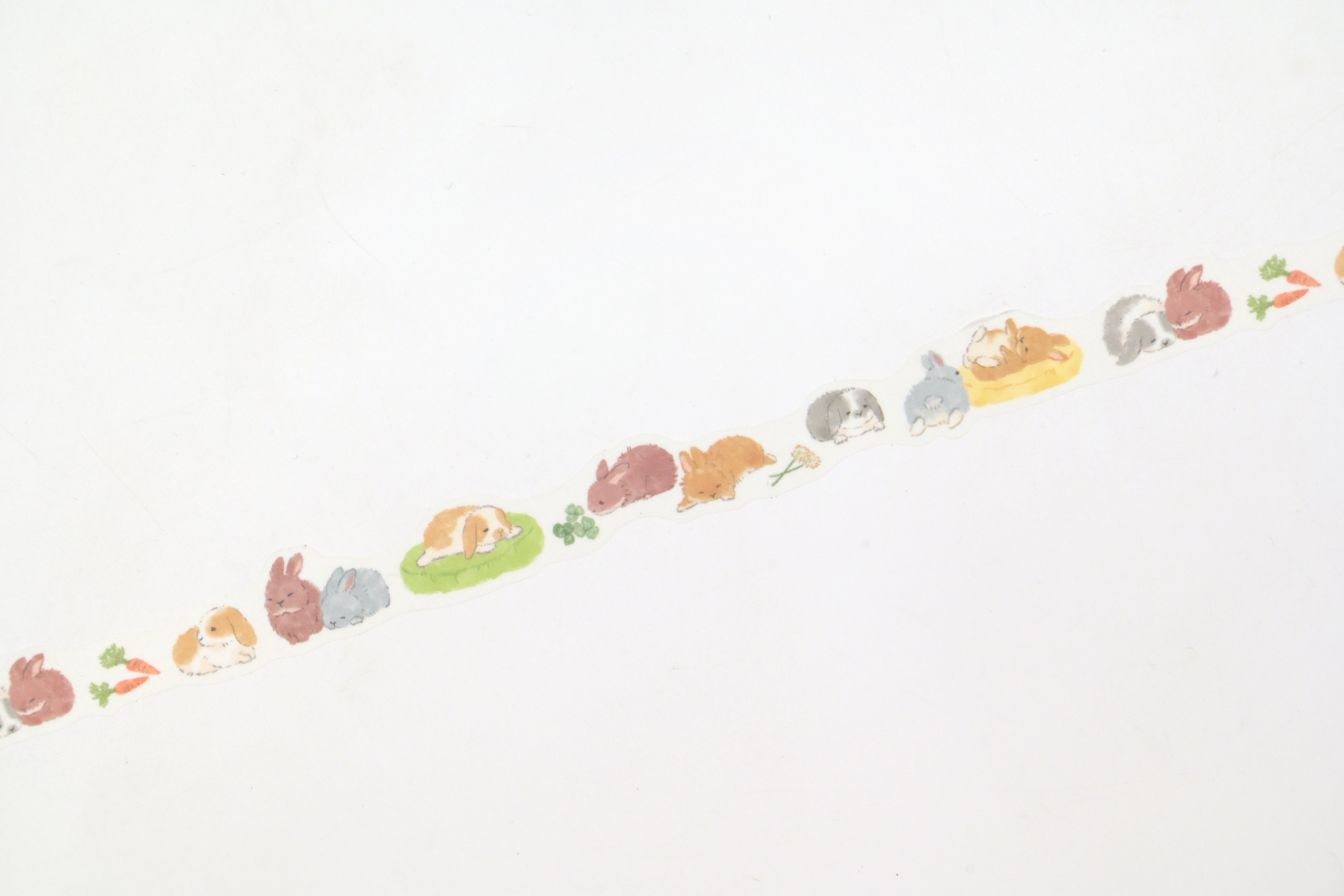 Mind Wave Die-Cut Masking Tape - Naptime Family Series - Usazawa Family