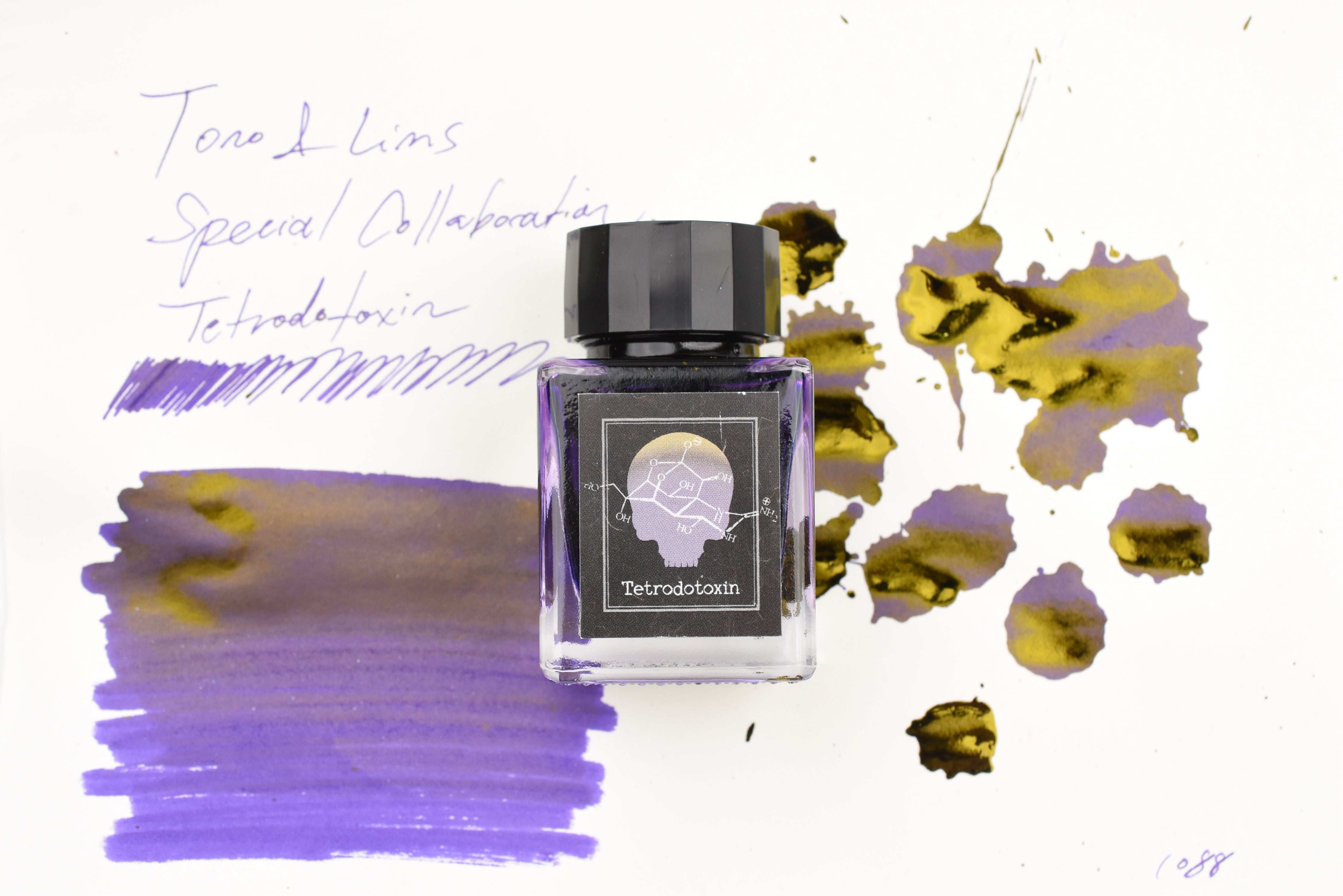 Tono & Lims Glass Pen Ink Bottle - Special Collaboration - Toxin No.2 Tetrodotoxin - 30ml