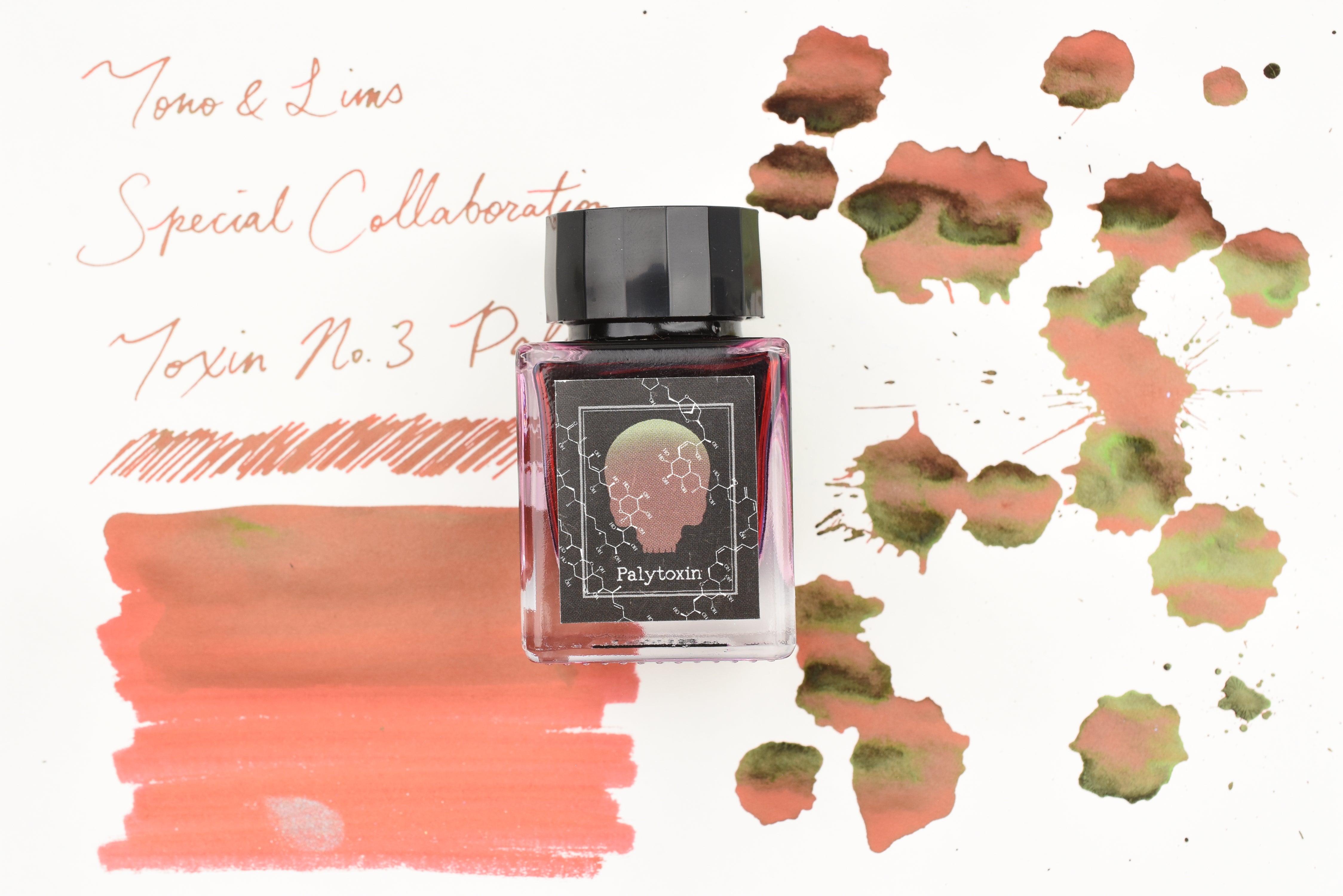 Tono & Lims Glass Pen Ink Bottle - Special Collaboration - Toxin No.3 Palytoxin - 30ml