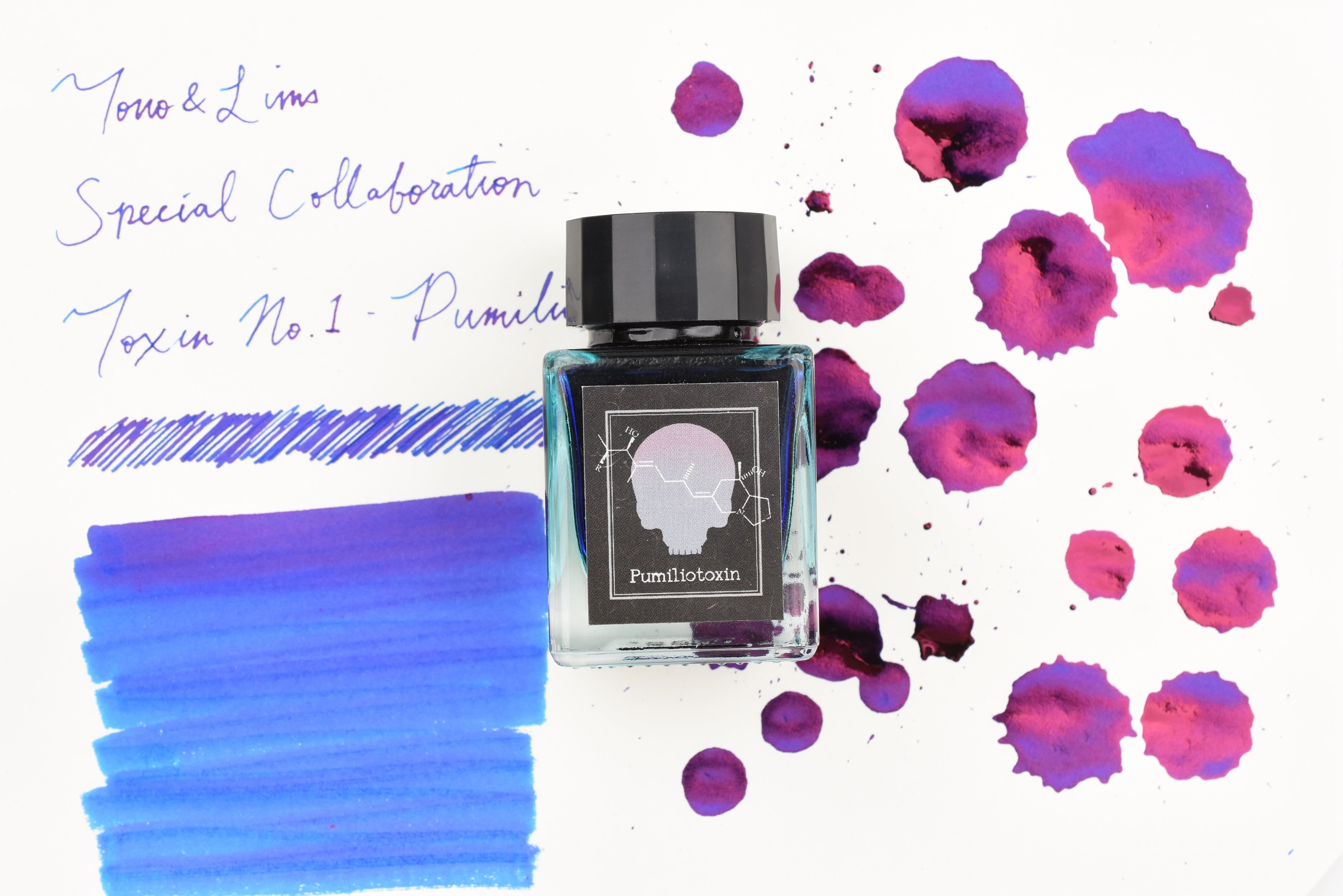 Tono & Lims Glass Pen Ink Bottle - Special Collaboration - Toxin No.1 Pumiliotoxin - 30ml