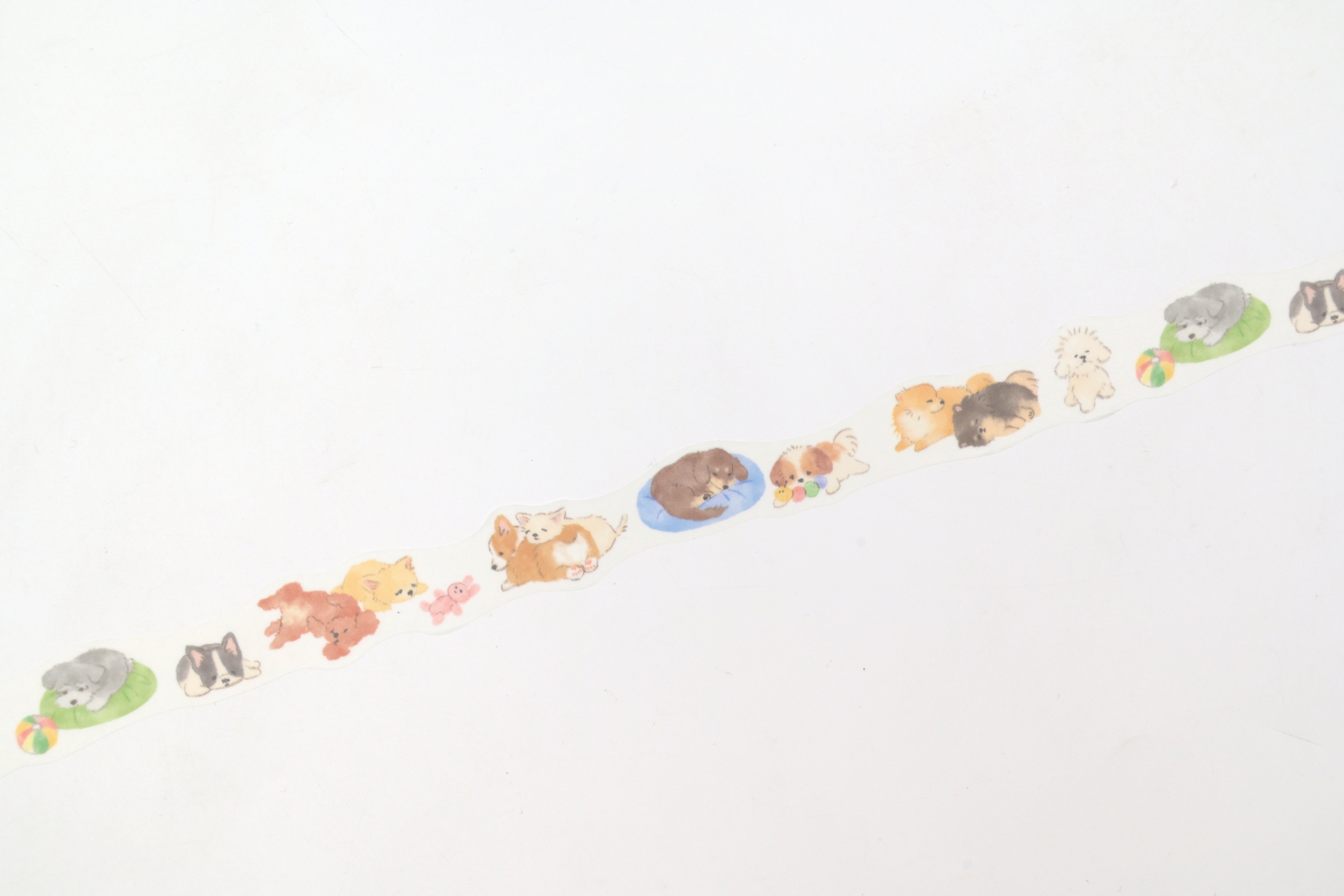 Mind Wave Die-Cut Masking Tape - Naptime Family Series - Inukai Family