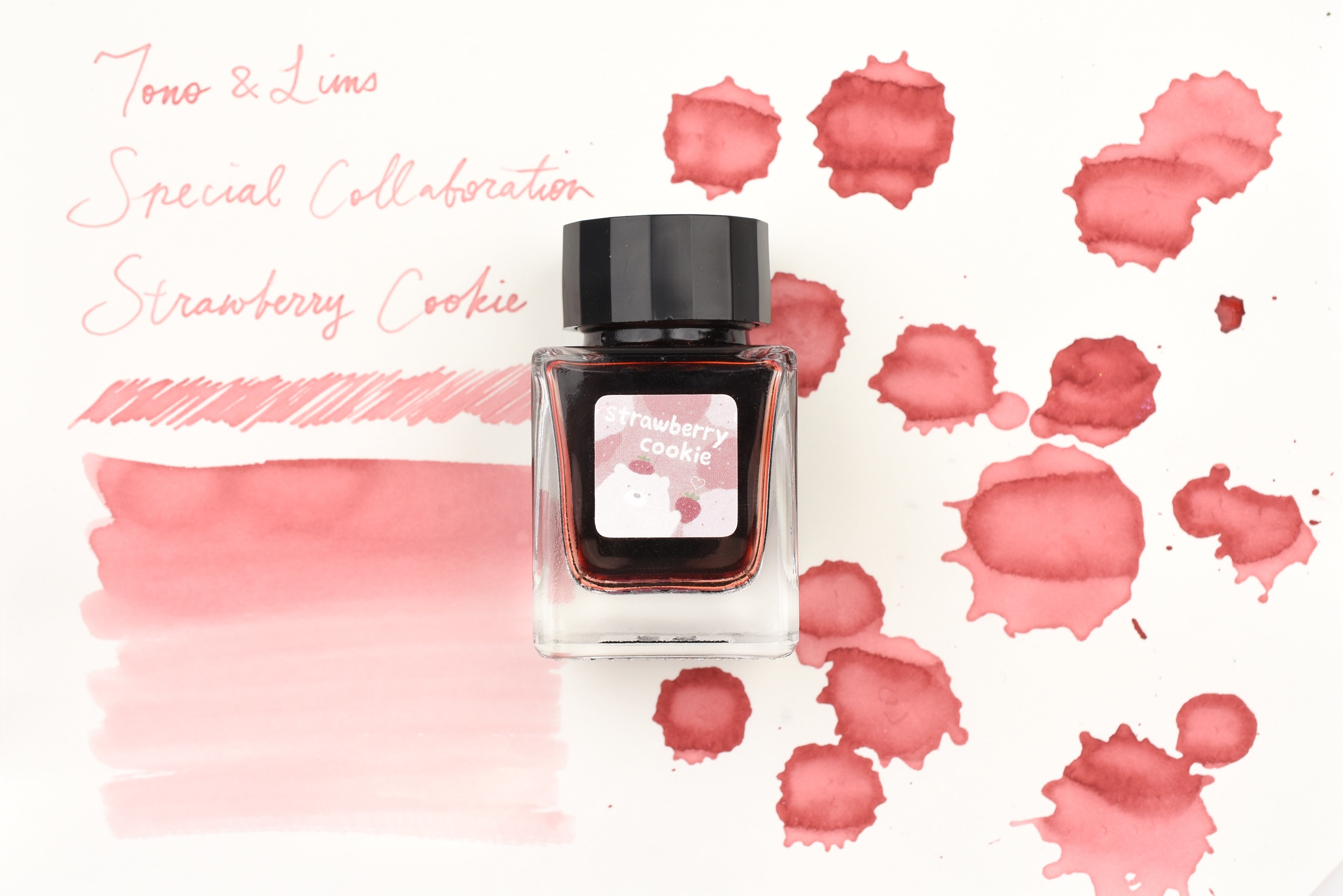 Tono & Lims Ink Bottle - Special Collaboration - Strawberry Cookie - 30ml