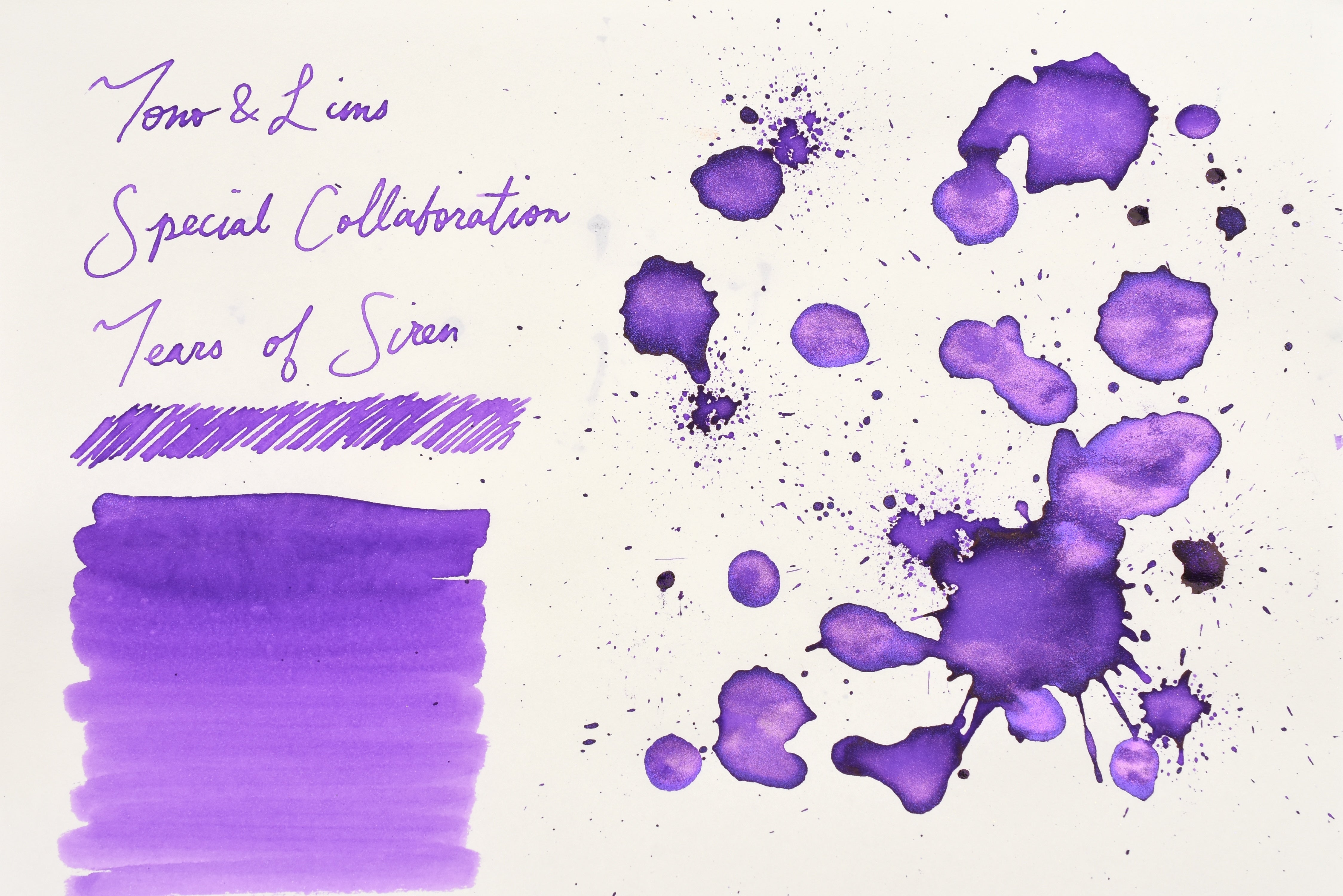 Tono & Lims Ink Bottle - Special Collaboration - Tears of Siren (セイレーンの涙) - 30ml