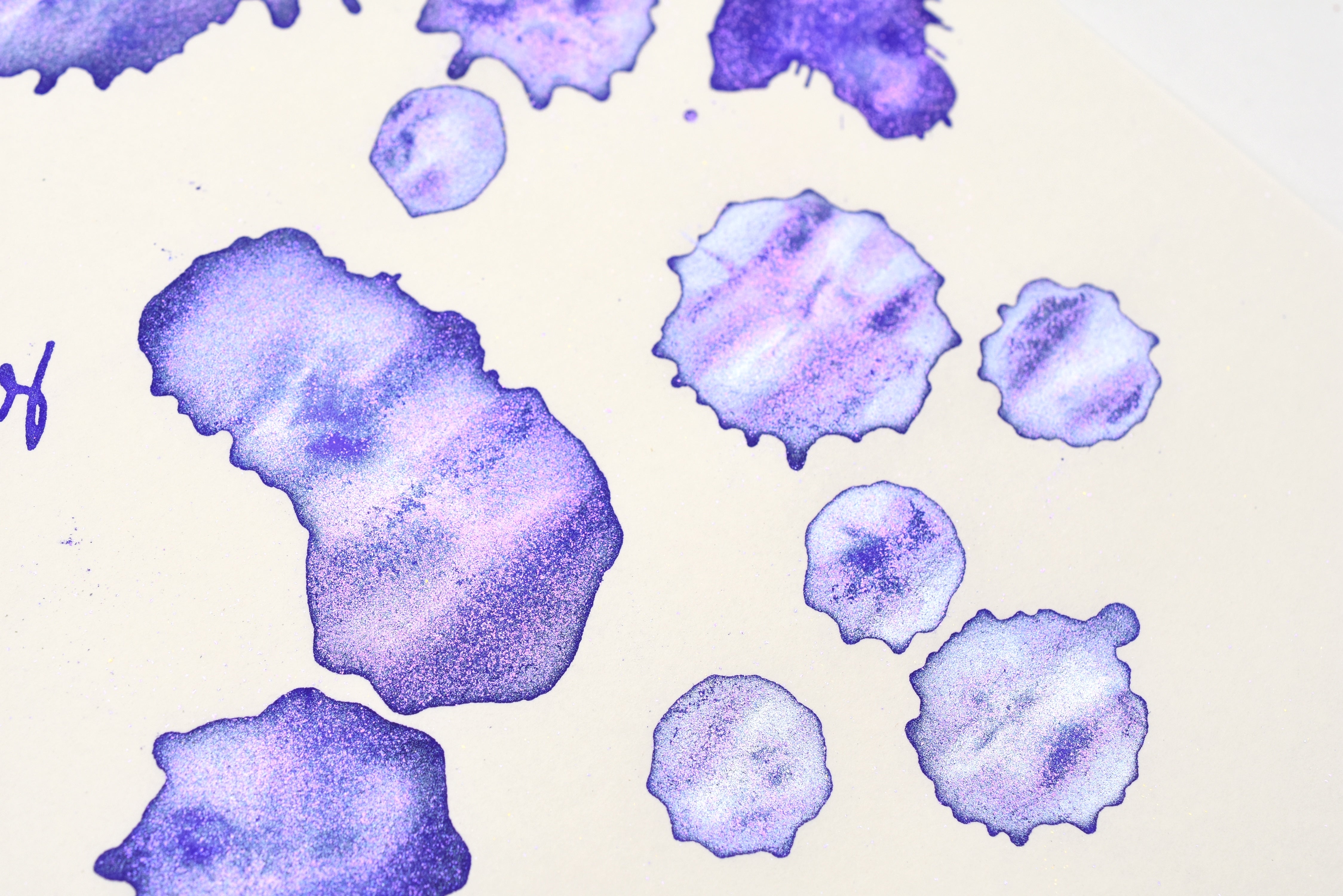 Tono & Lims Glass Pen Ink Bottle - Special Collaboration - Purple Sky of Spring Evening (紫空 春の宵) - 30ml