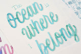 Stationery Fest Workshop - Monoline Lettering with Bechori - August 8 - 3pm