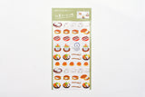 Furukawa Paper Sticker Sheet - Sweets Animal Workshop - Japanese Sweets