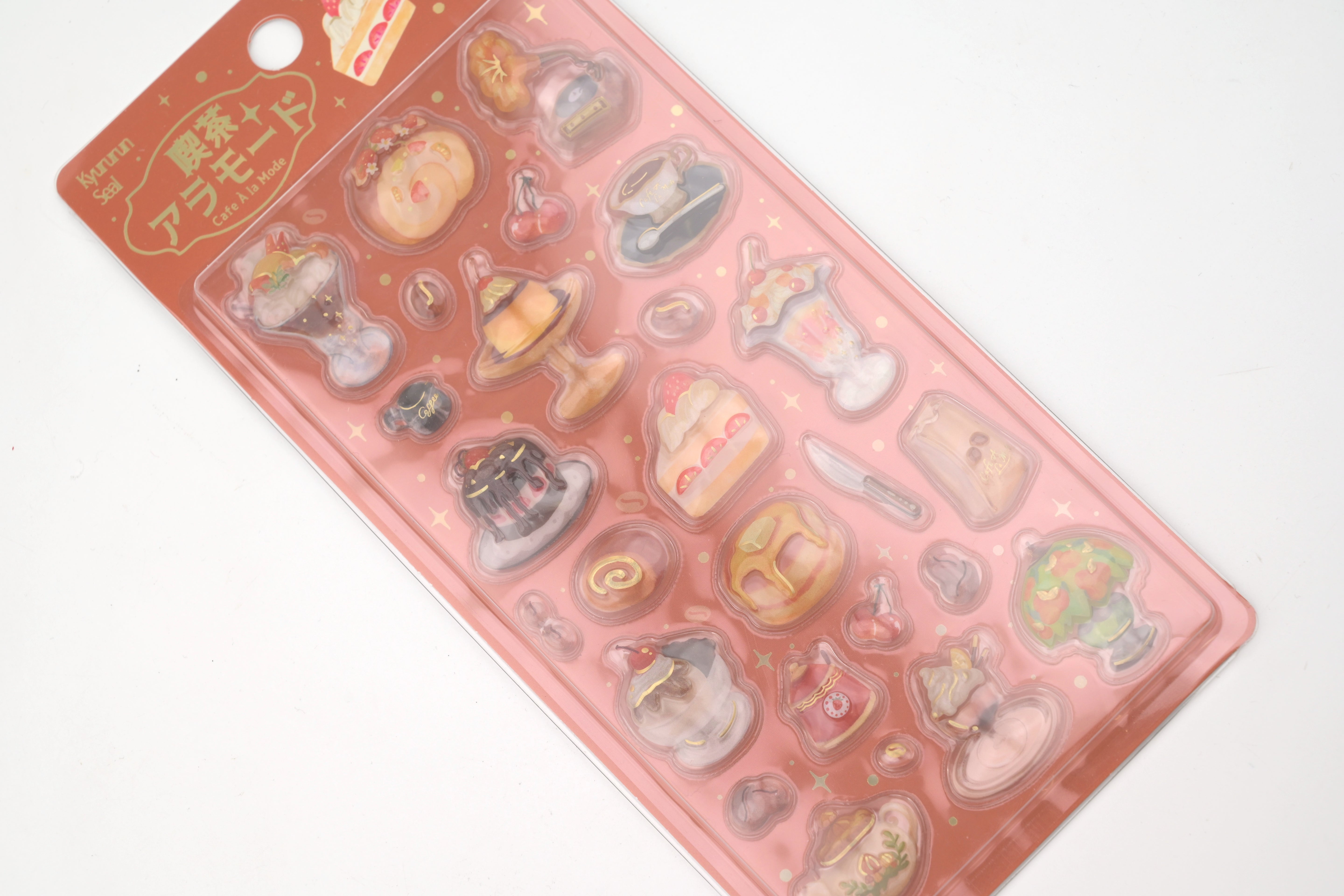 BGM 3D Sticker Sheet - Kyururun - Cafe a la Mode - Brulee