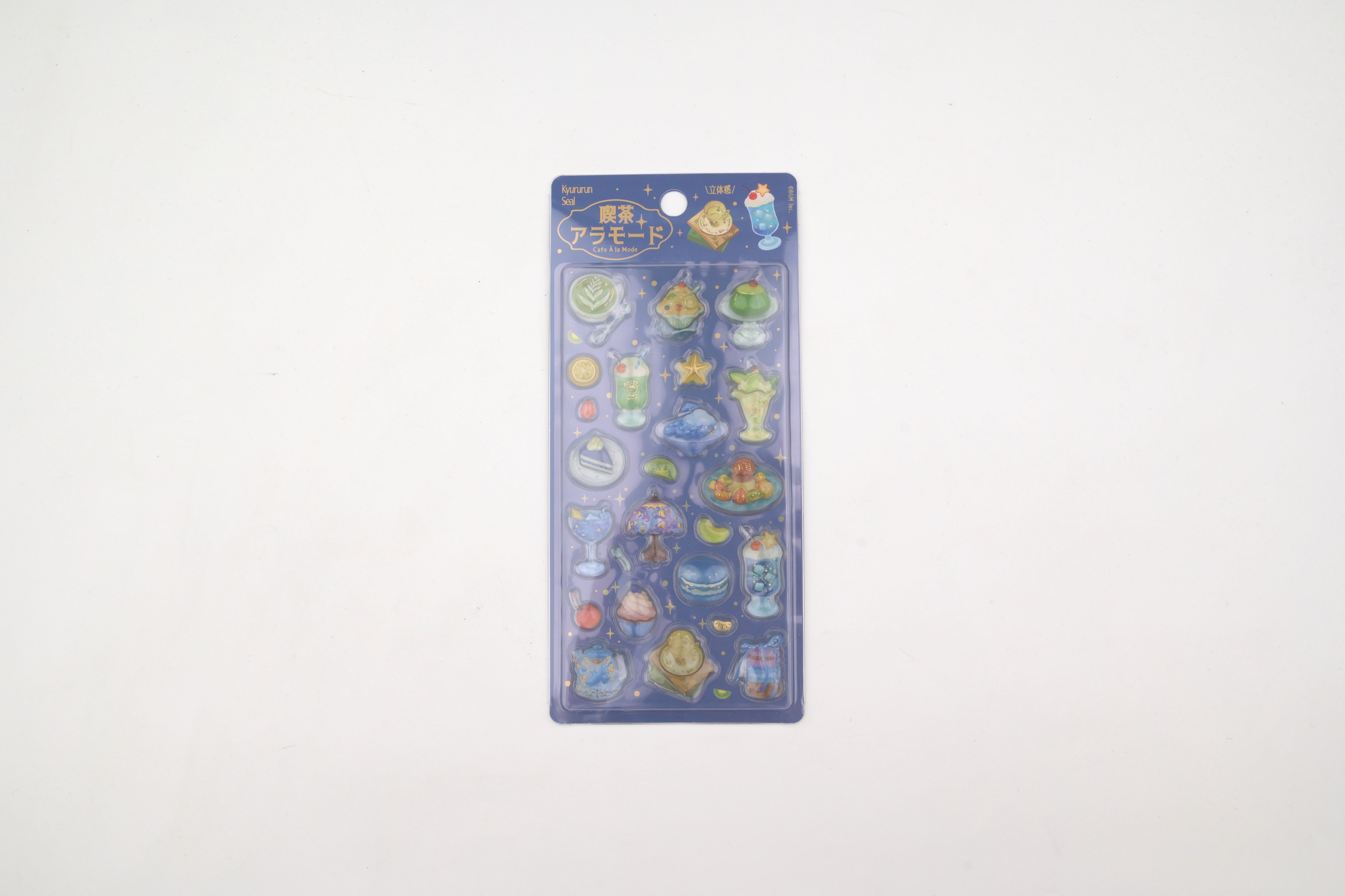 BGM 3D Sticker Sheet - Kyururun - Cafe a la Mode - Shell
