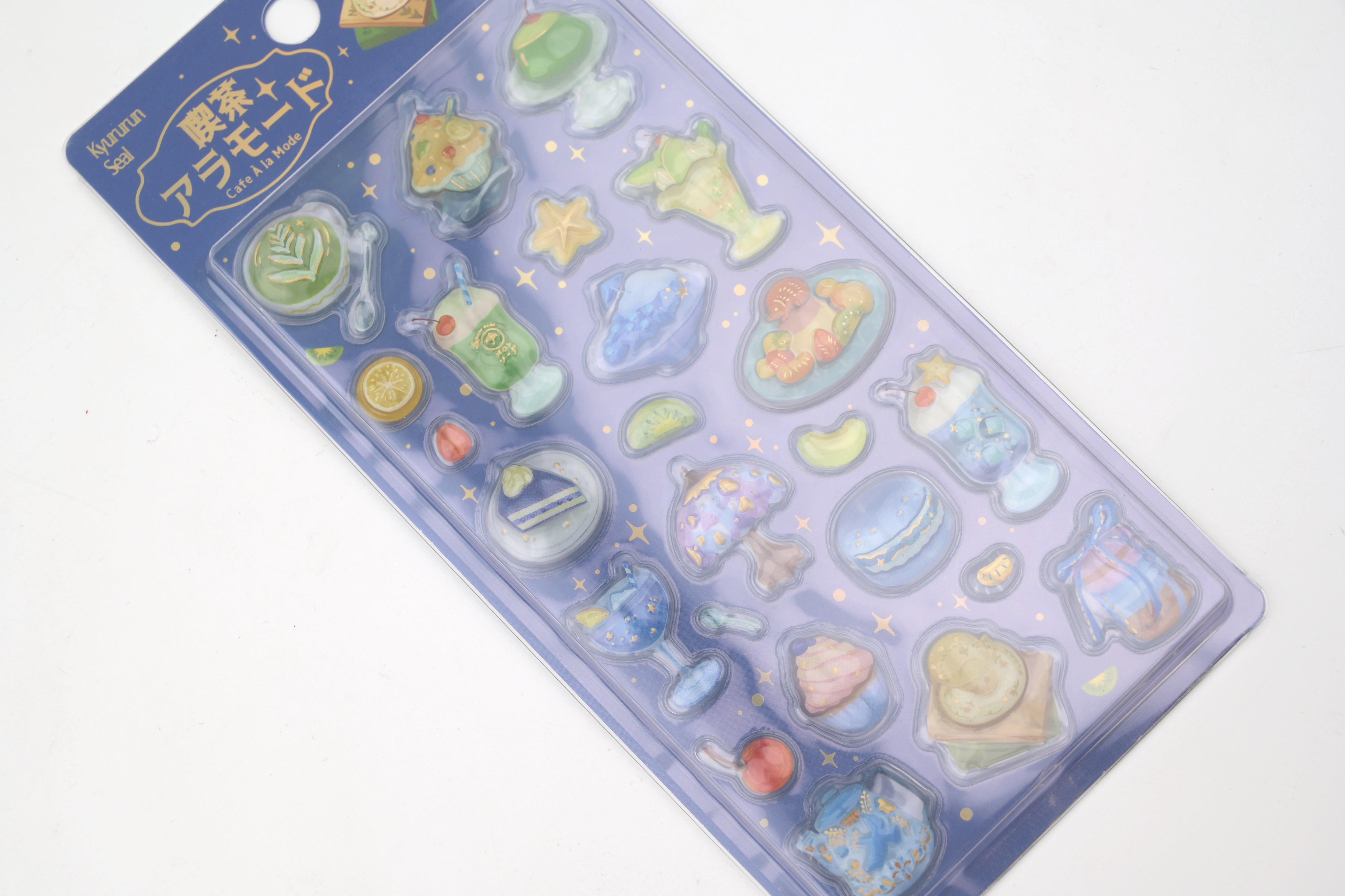BGM 3D Sticker Sheet - Kyururun - Cafe a la Mode - Shell