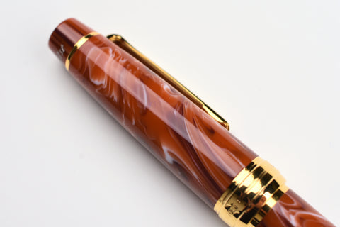 Nagasawa Original Fountain Pen - 141st Anniversary Swell - Amber